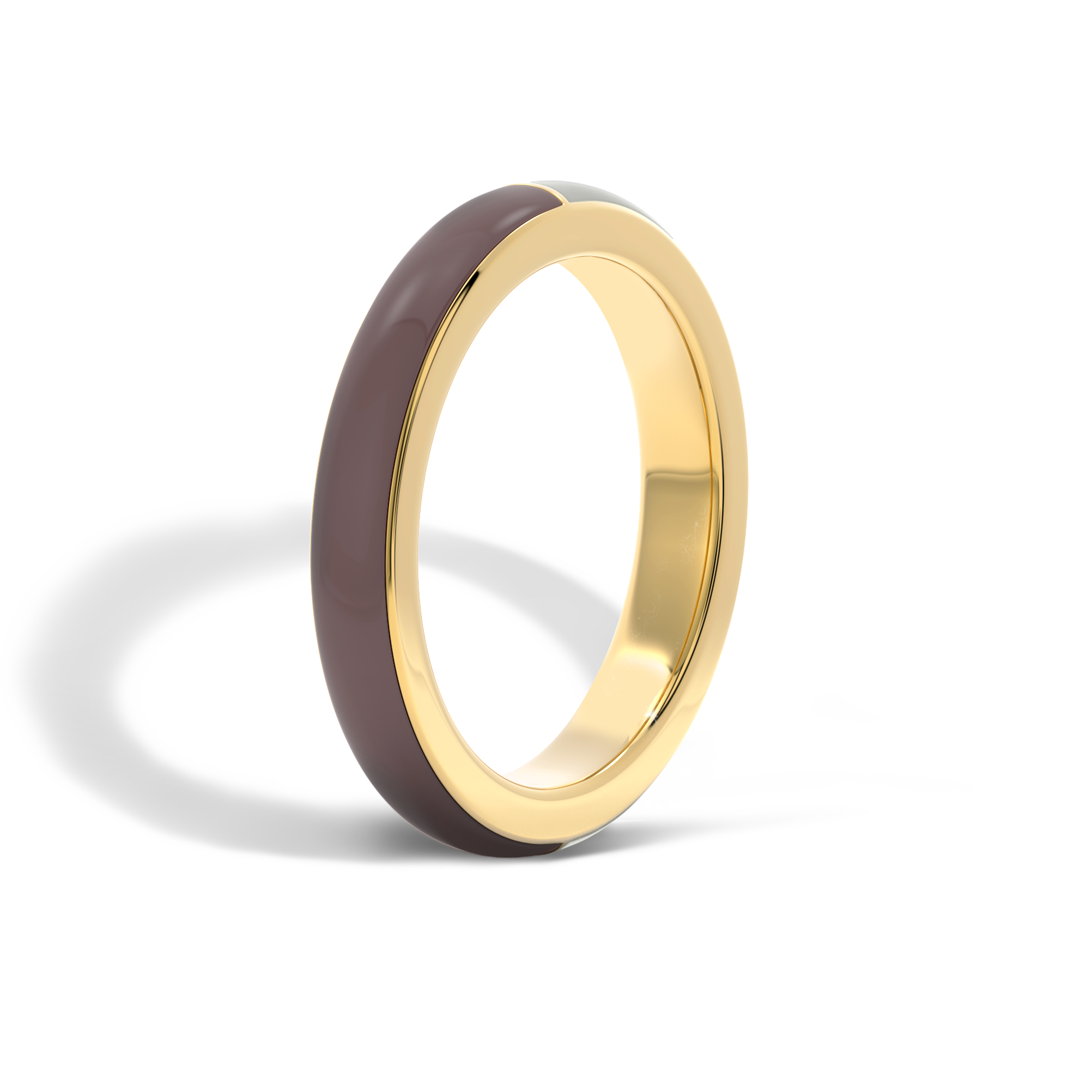The Chocolate & Vanilla Enamel Ring
