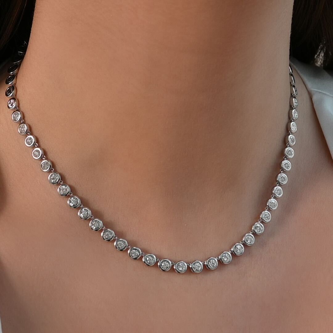 Diamond By The Yard Illusion Necklace