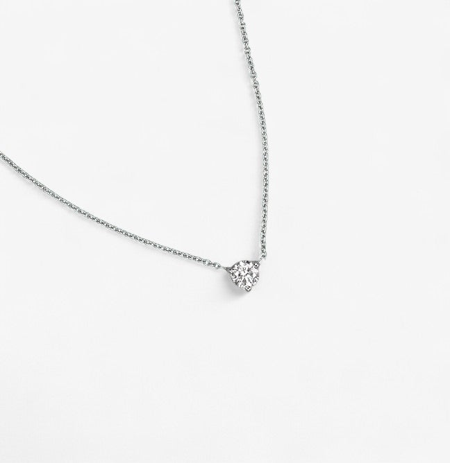 Diamond Solitaire Necklace