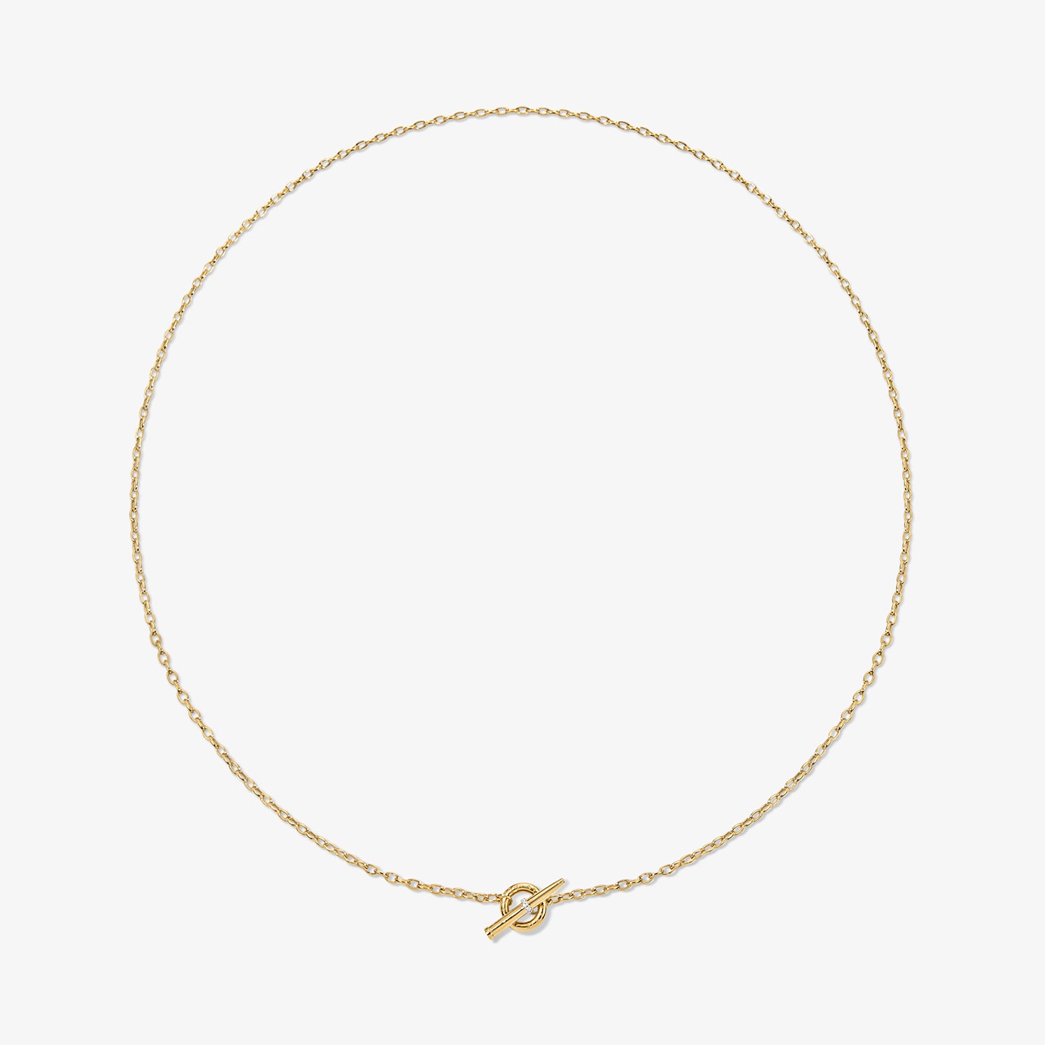 Cocktail Chain Necklace with Toggle