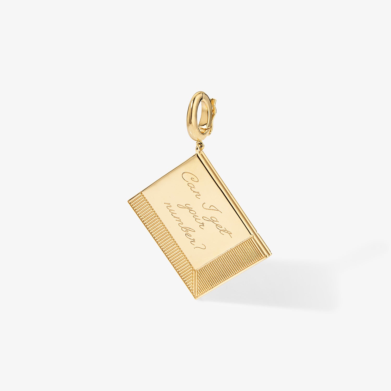 Cocktail Napkin Note Charm