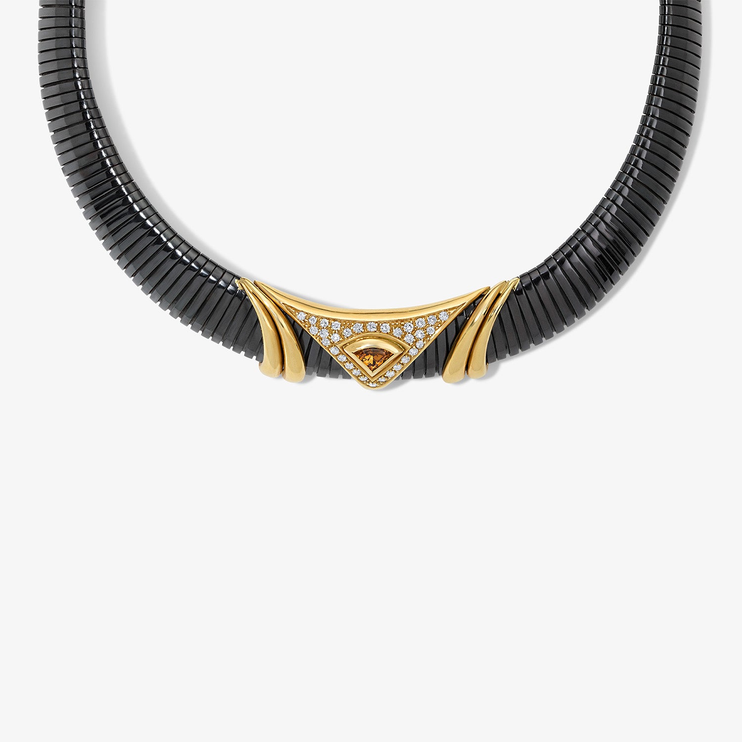 Steel Tubogas Collar and Bangle Set