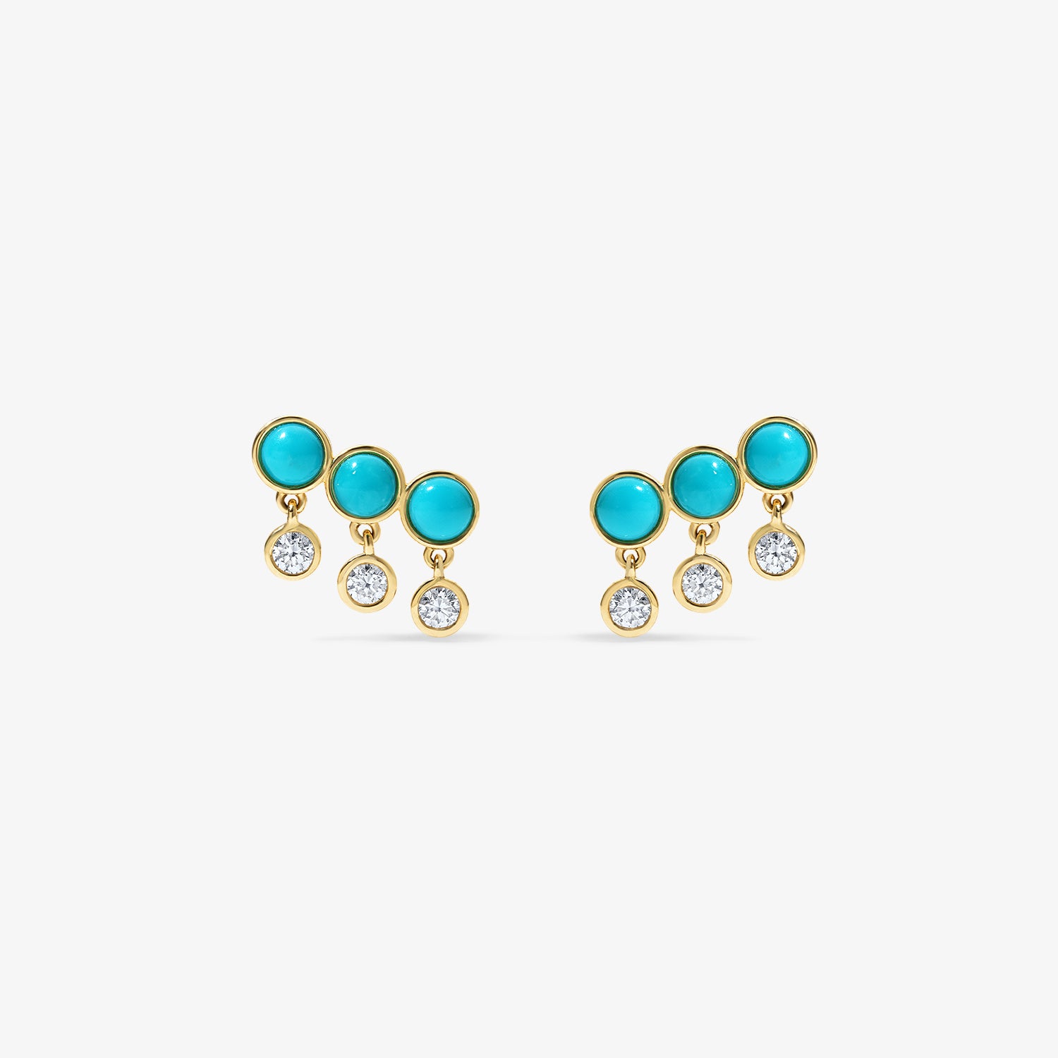 Dakota Turquoise Shaker Earrings