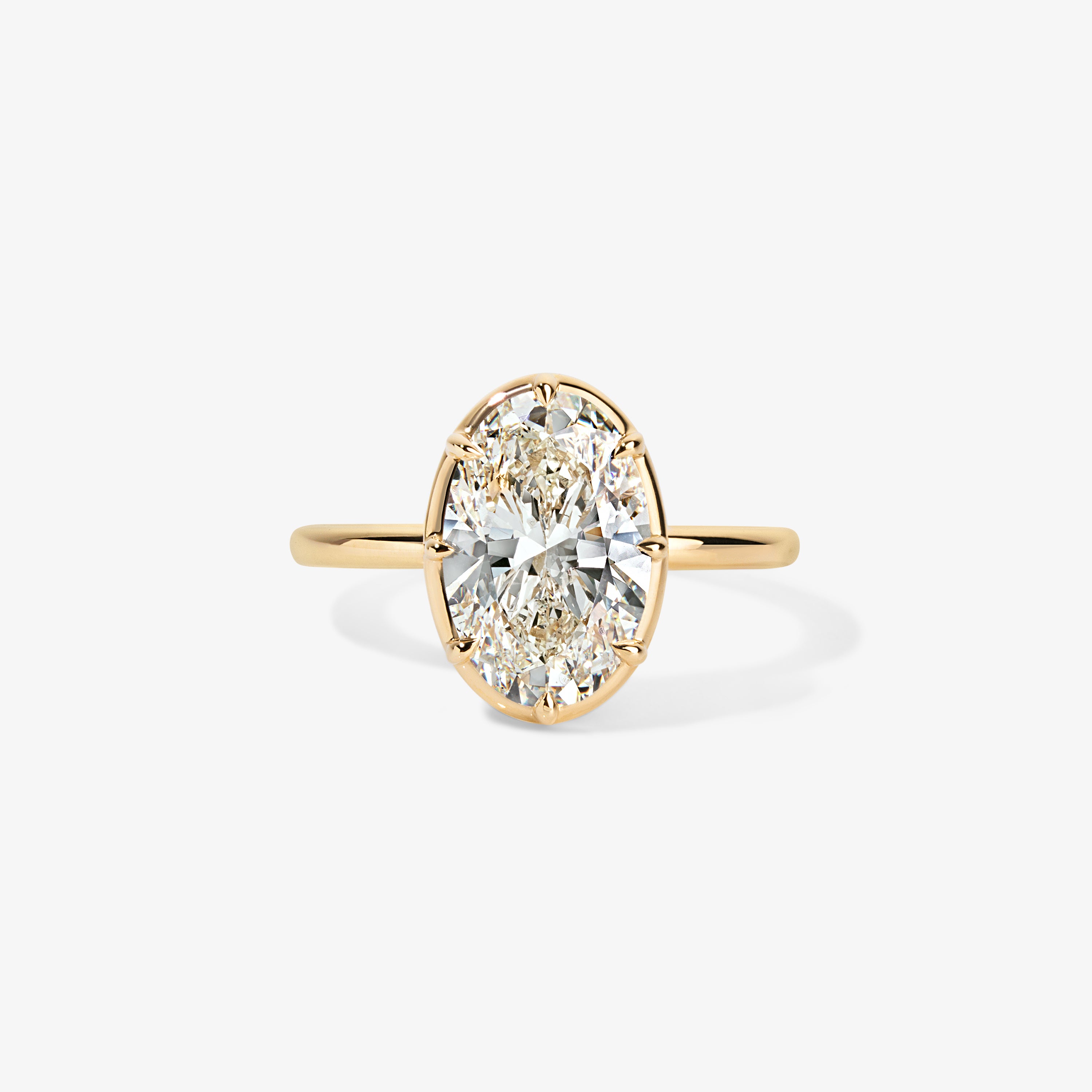 Vintage Inspired Bezel and Prong Set Solitaire