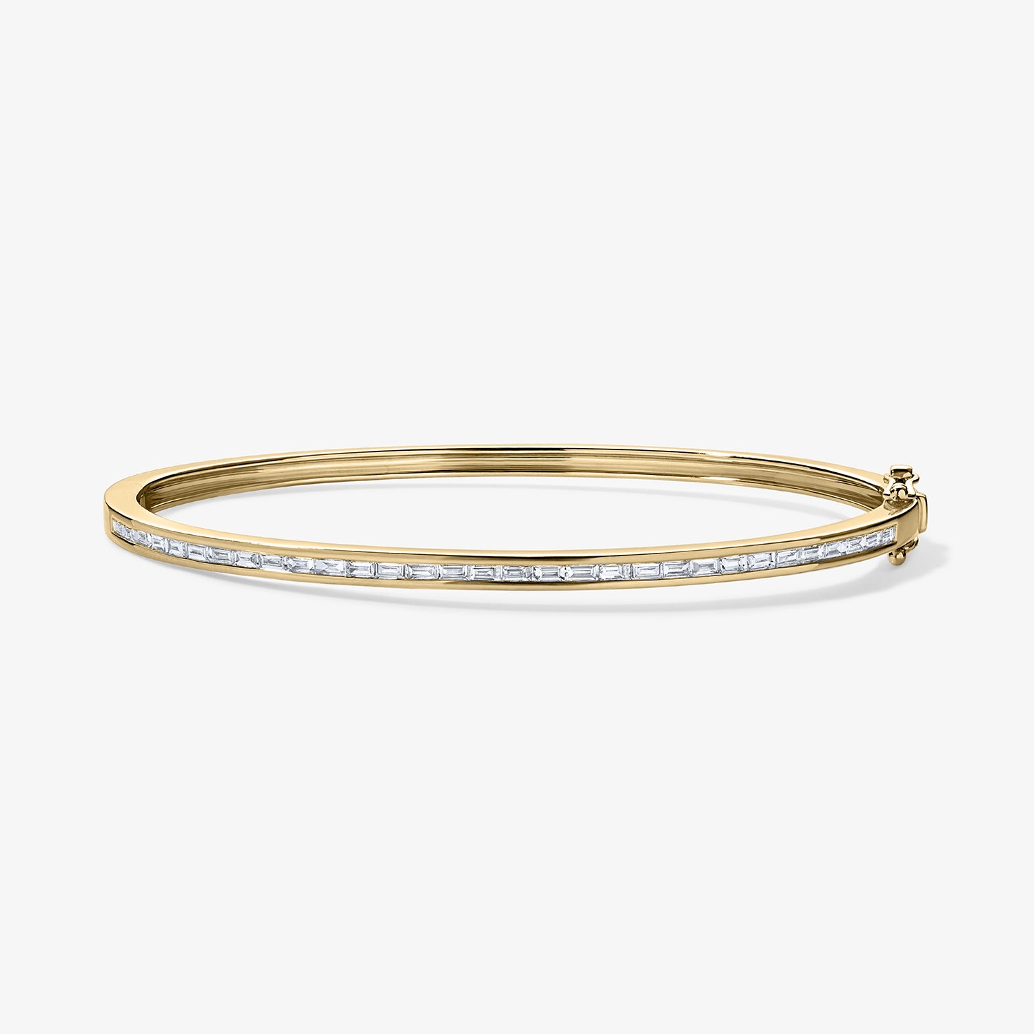 Julietta Baguette Bangle 14K Yellow Gold
