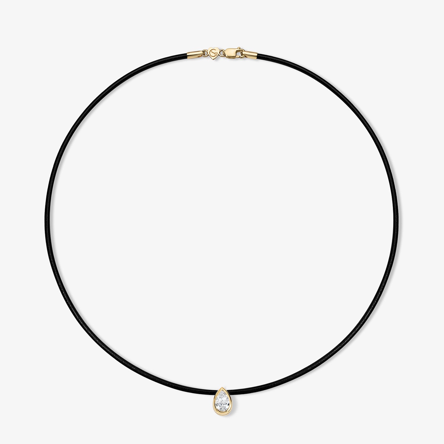 Margot Diamond Pear Necklace