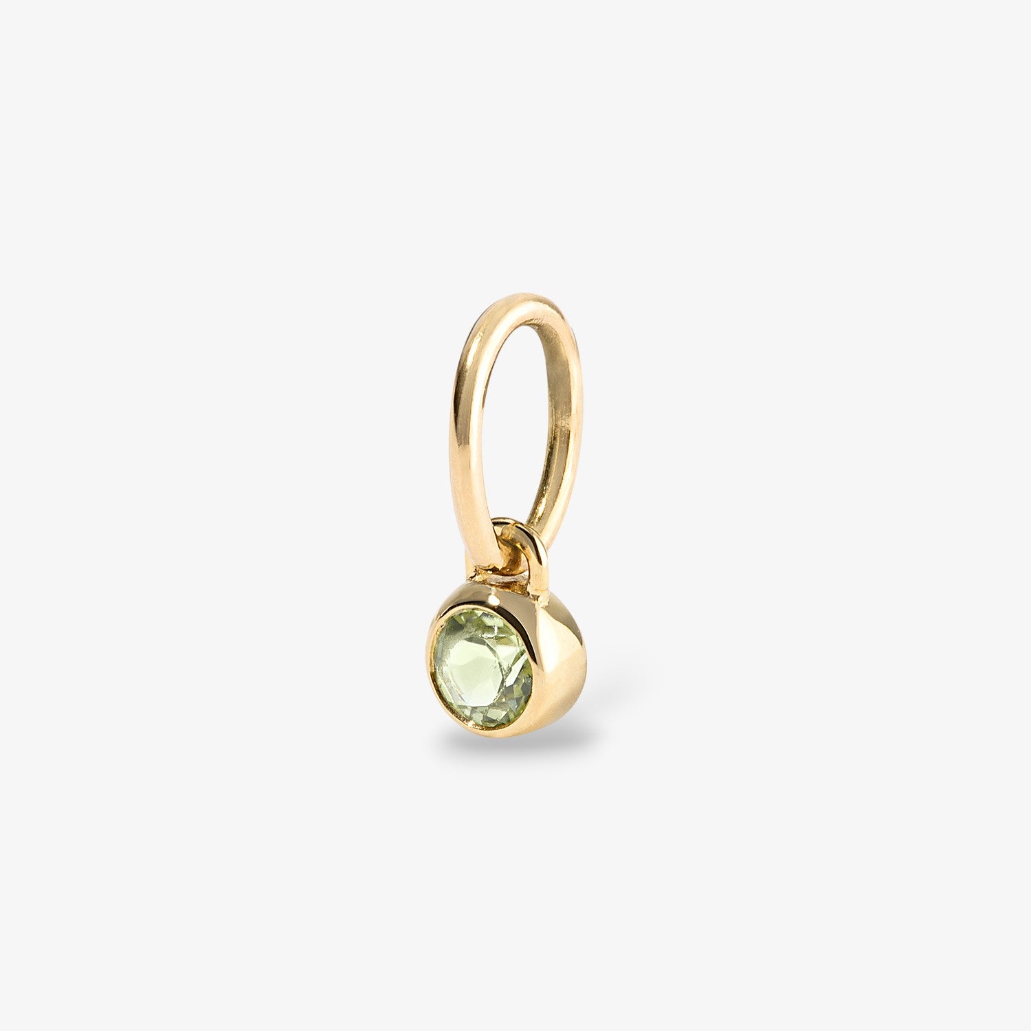 Margot Peridot Birthstone Bezel Charm