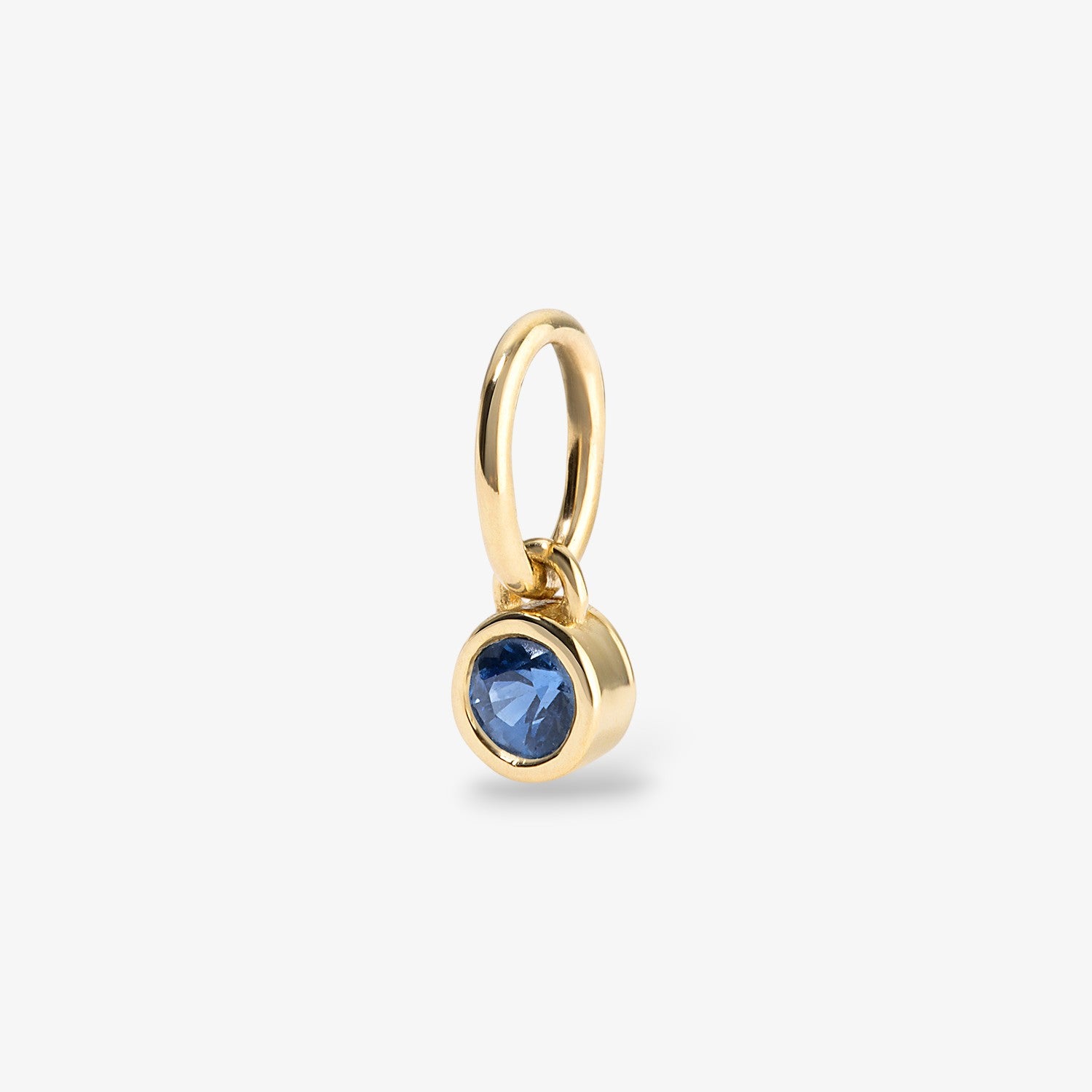 Margot Blue Sapphire Birthstone Bezel Charm