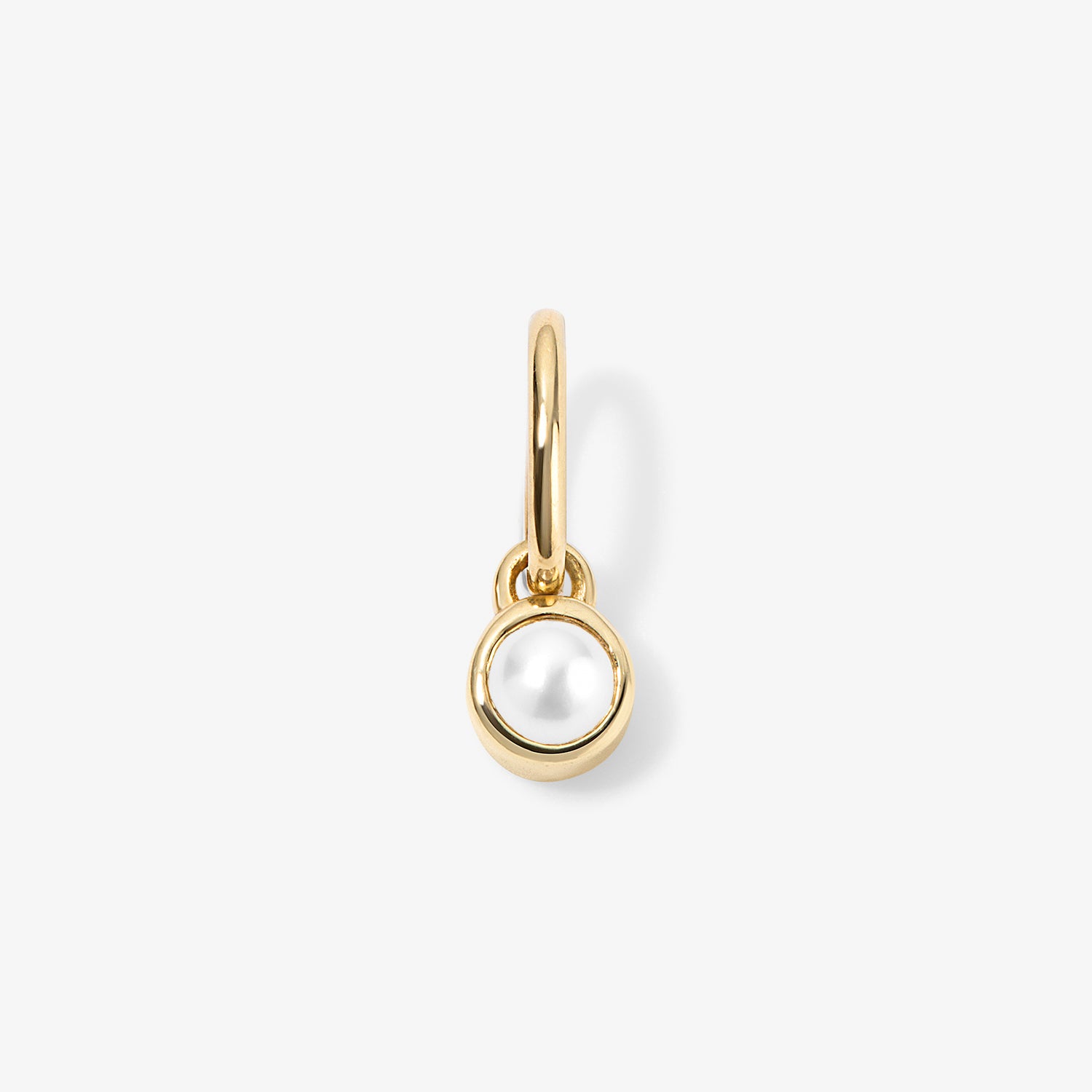 Margot Pearl Birthstone Bezel Charm