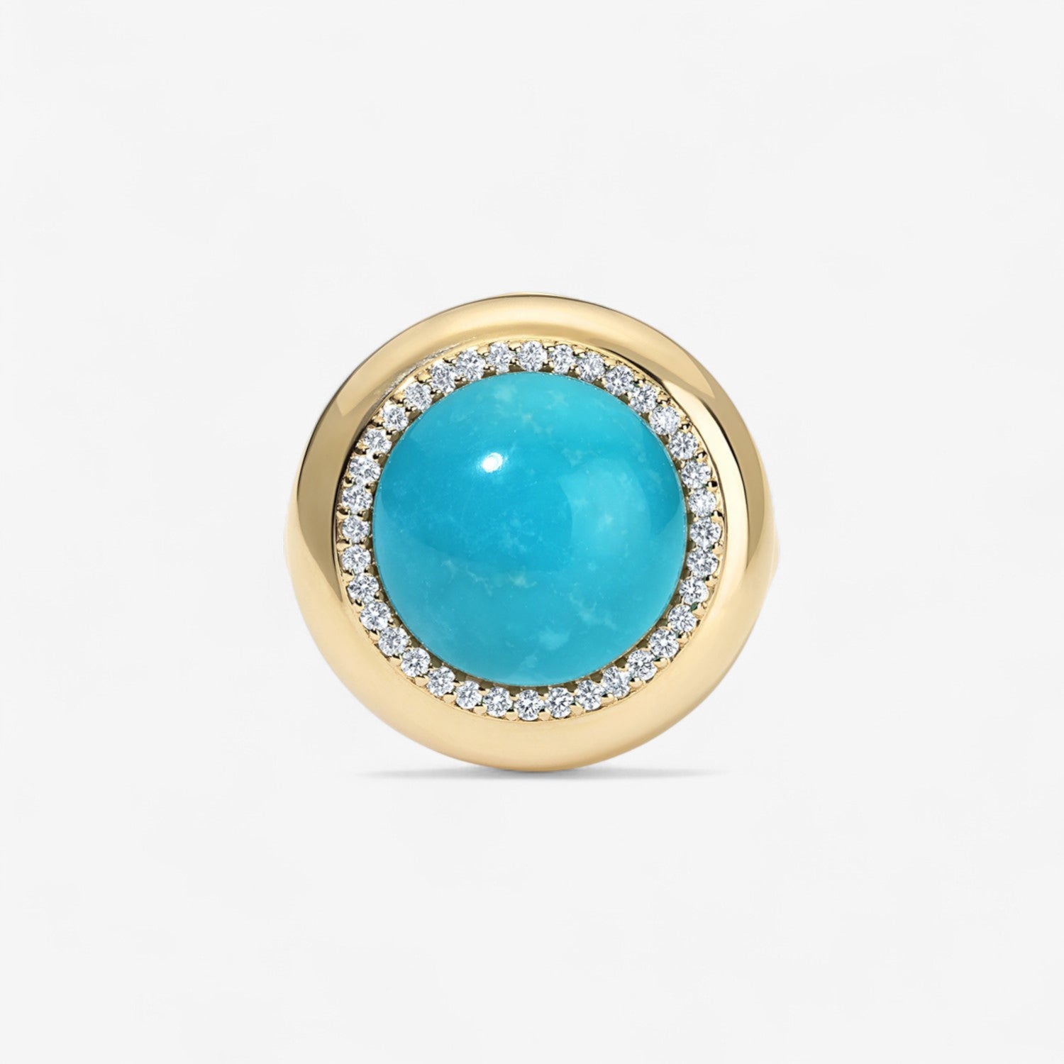 Large Cabochon Candy Button Ring