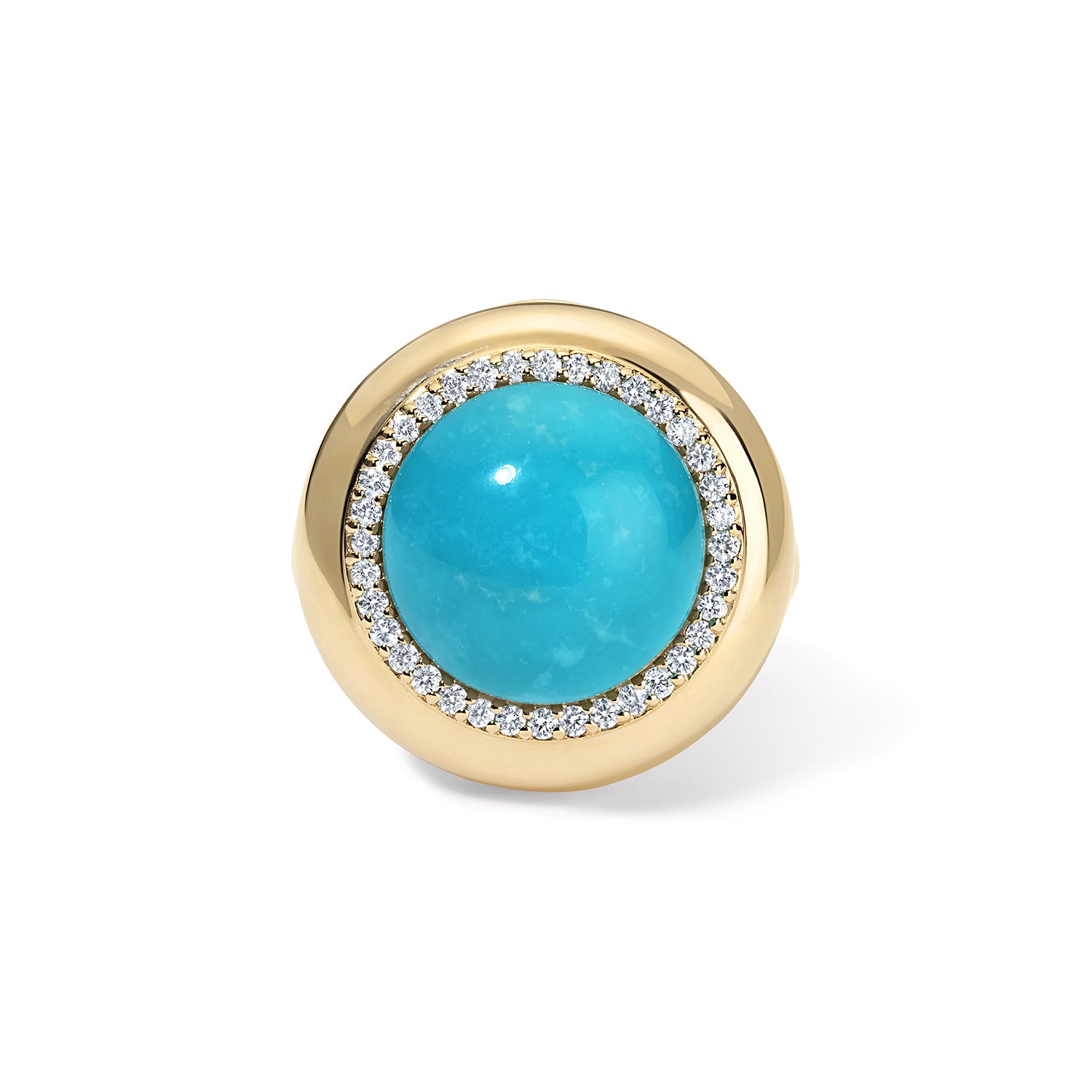 Large Cabochon Candy Button Ring