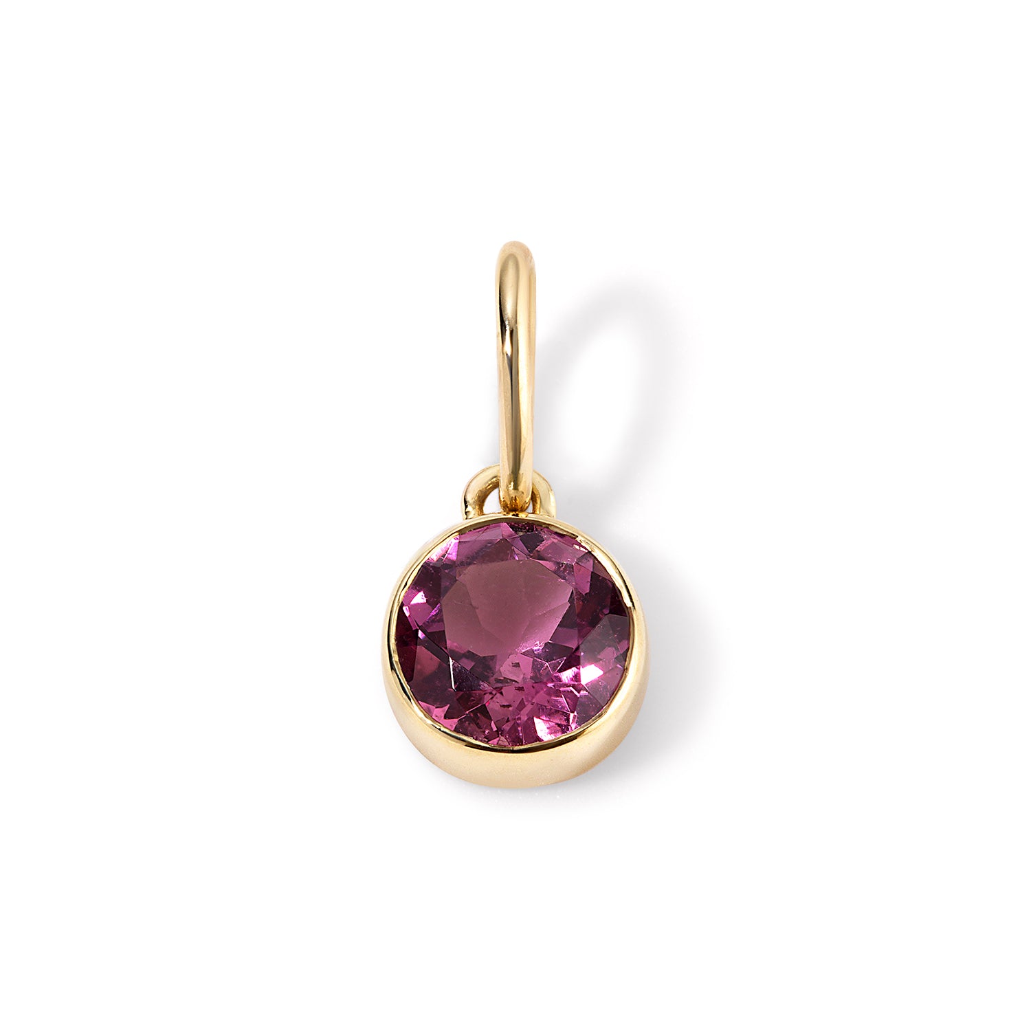 Small Birthstone Bezel Charm