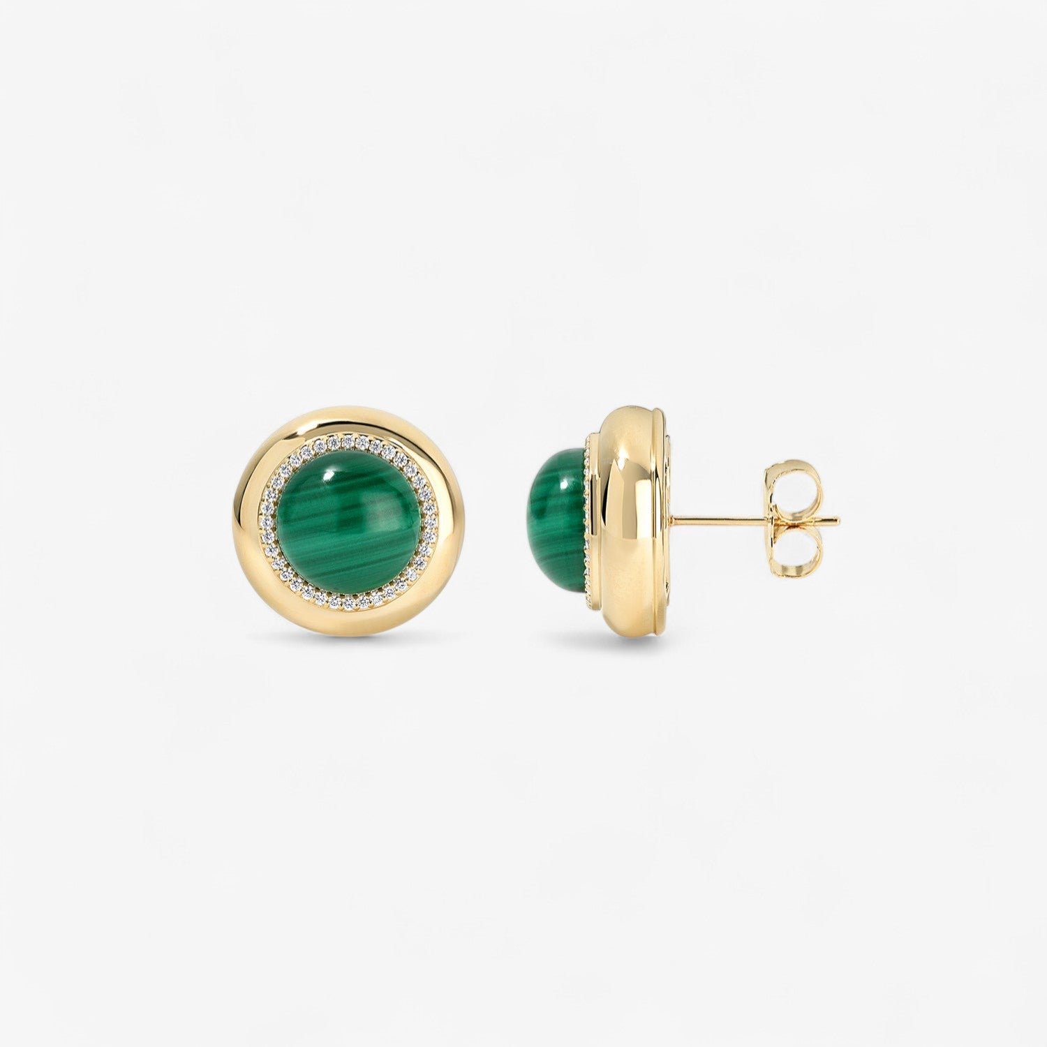 Large Cabochon Candy Button Studs