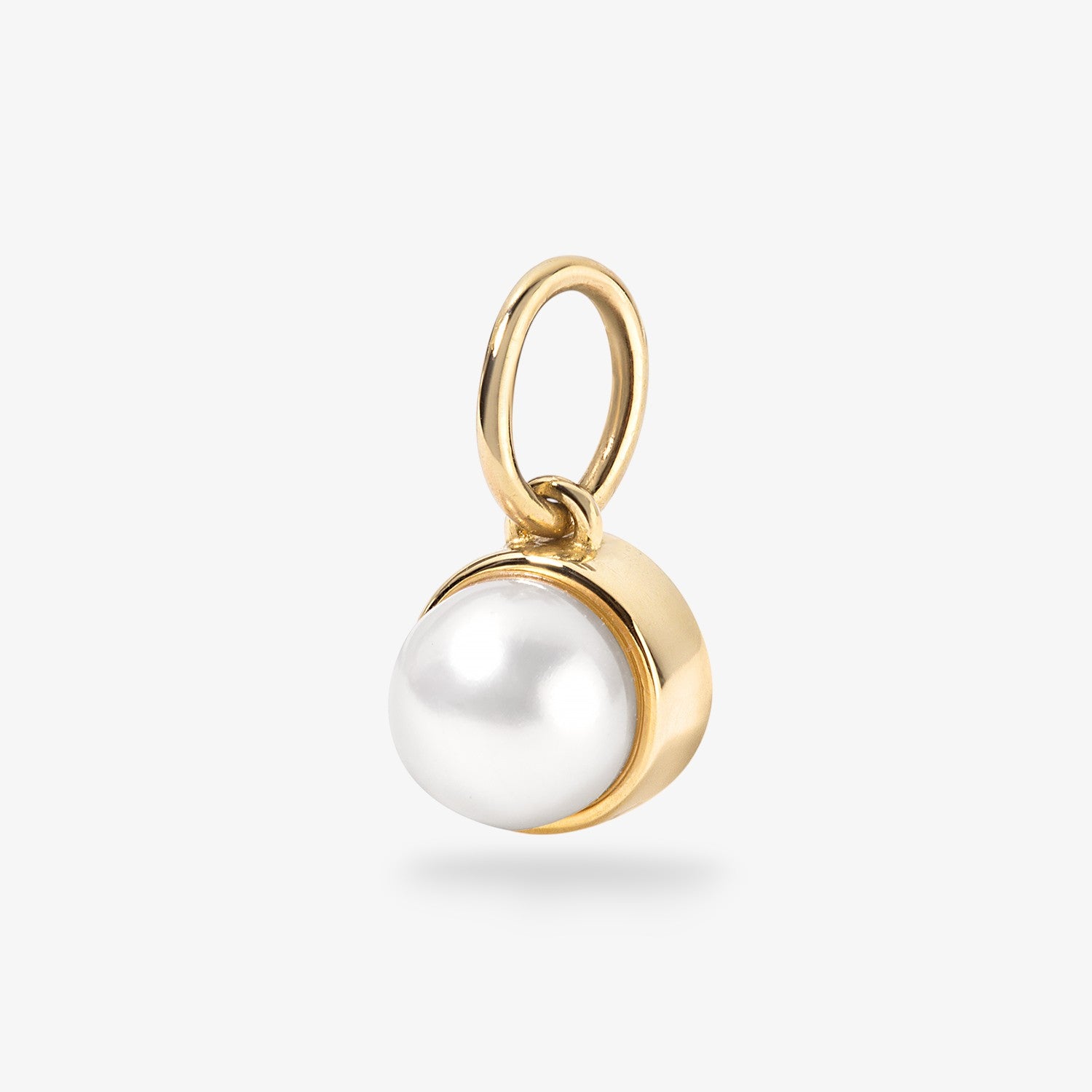Margot Pearl Birthstone Bezel Charm
