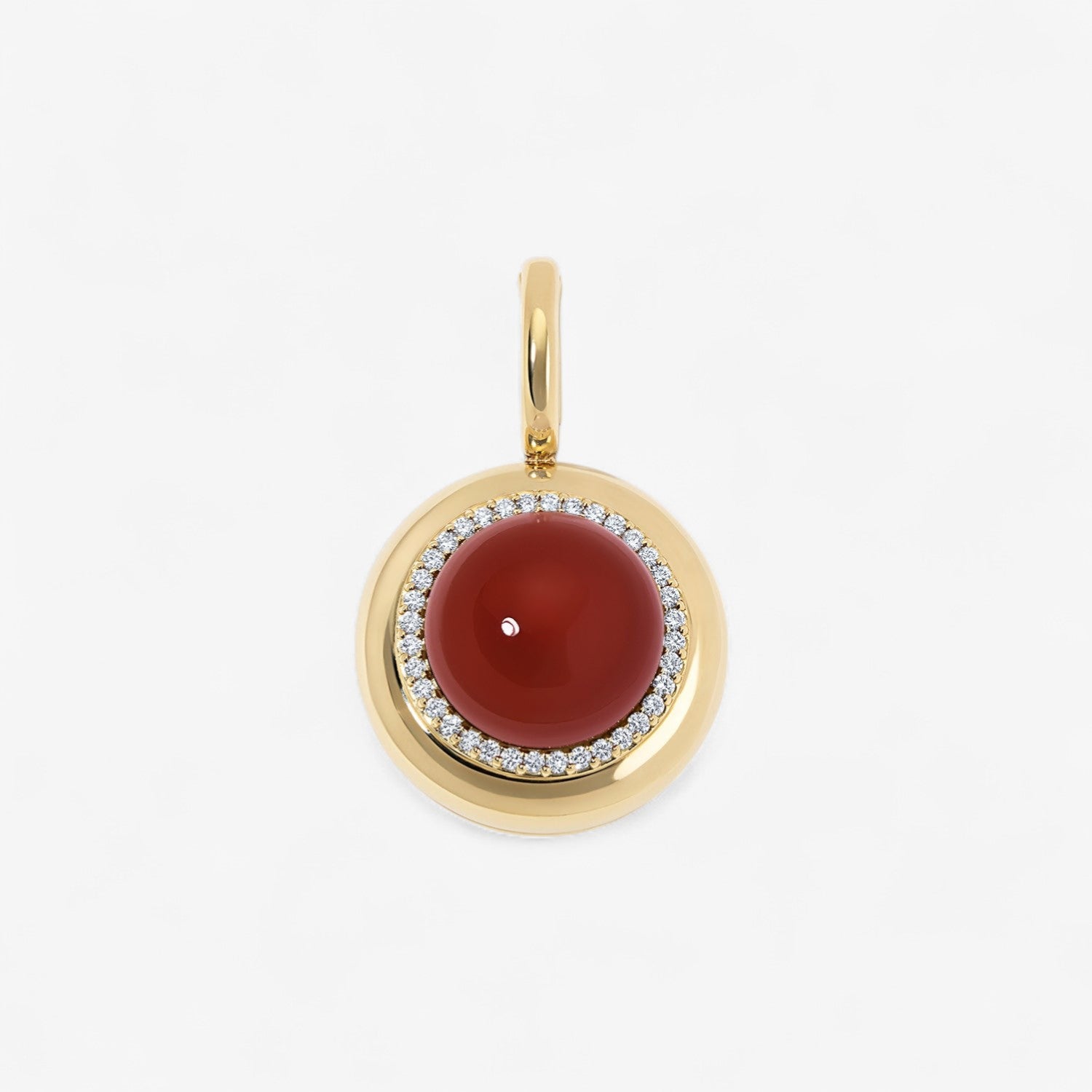 Large Cabochon Candy Button Pendant
