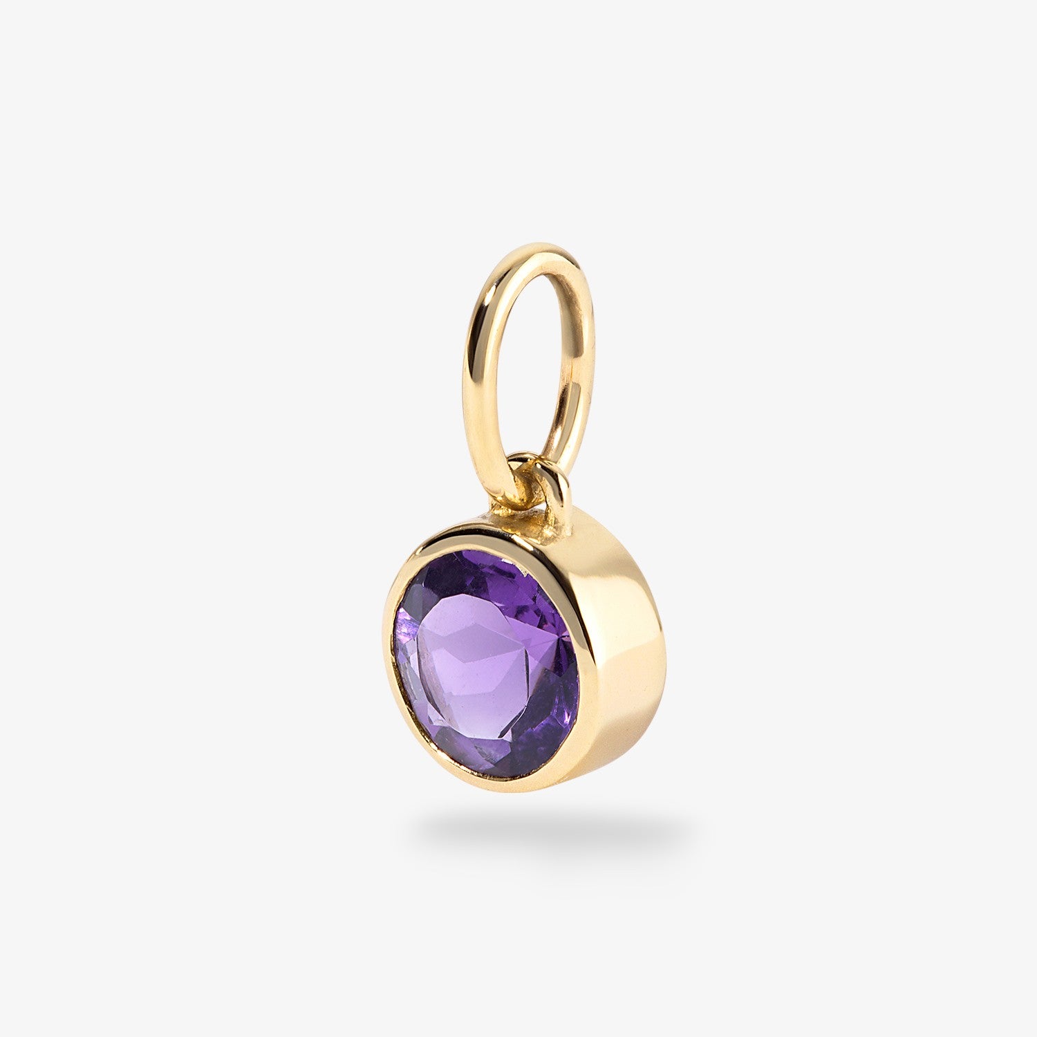 Margot Amethyst Birthstone Bezel Charm