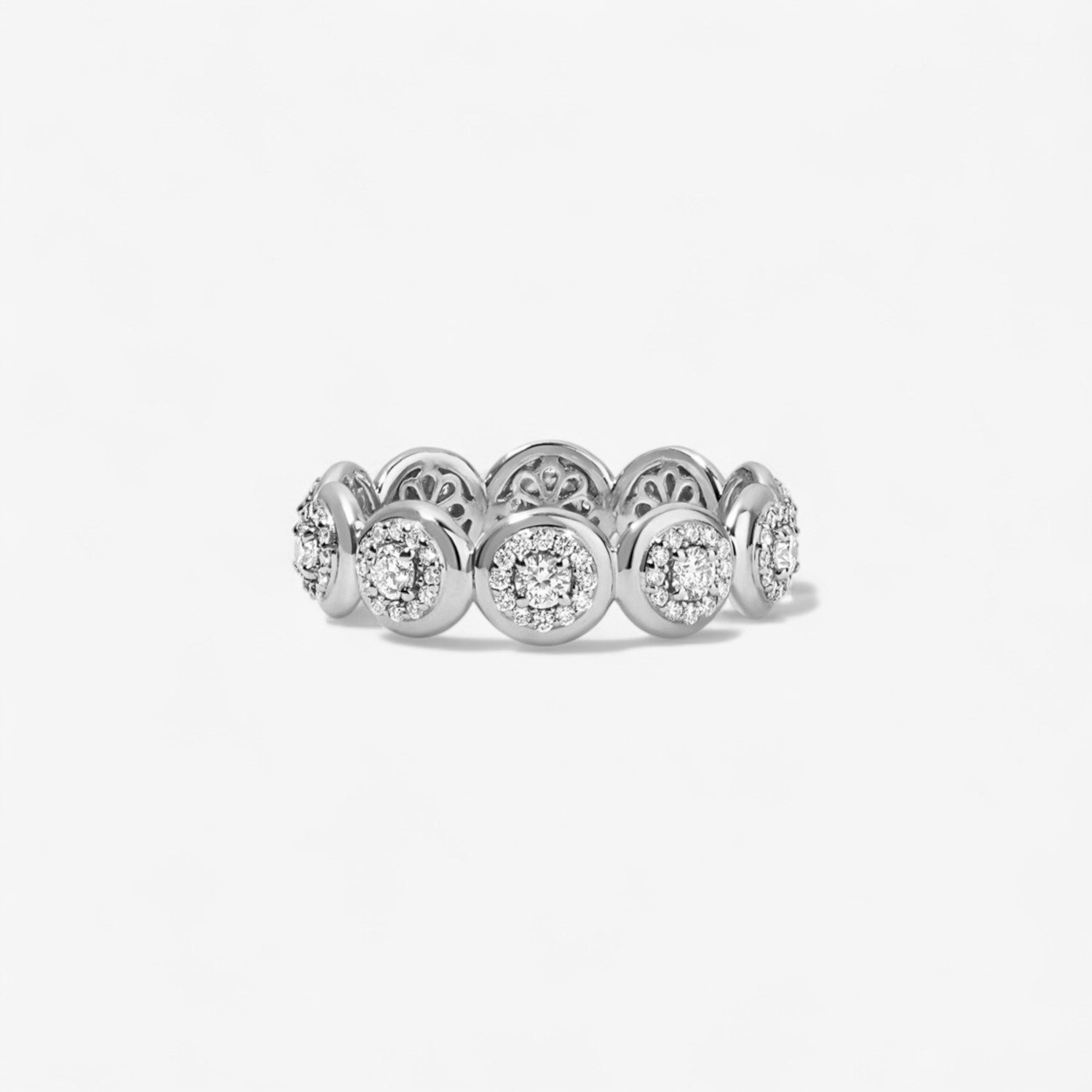 Candy Button Eternity Band
