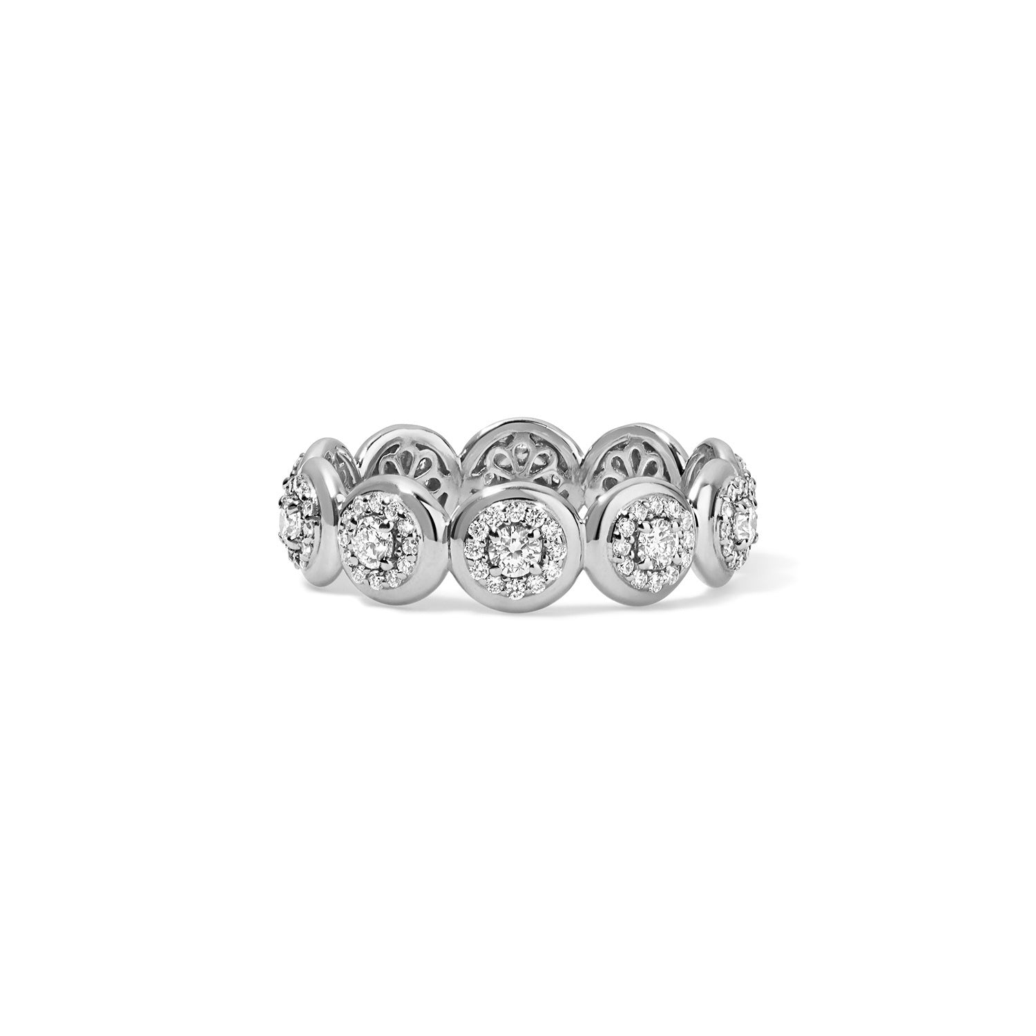 Candy Button Eternity Band