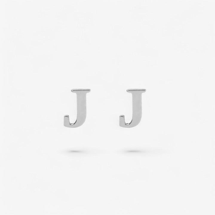 Small Gold Initial Stud