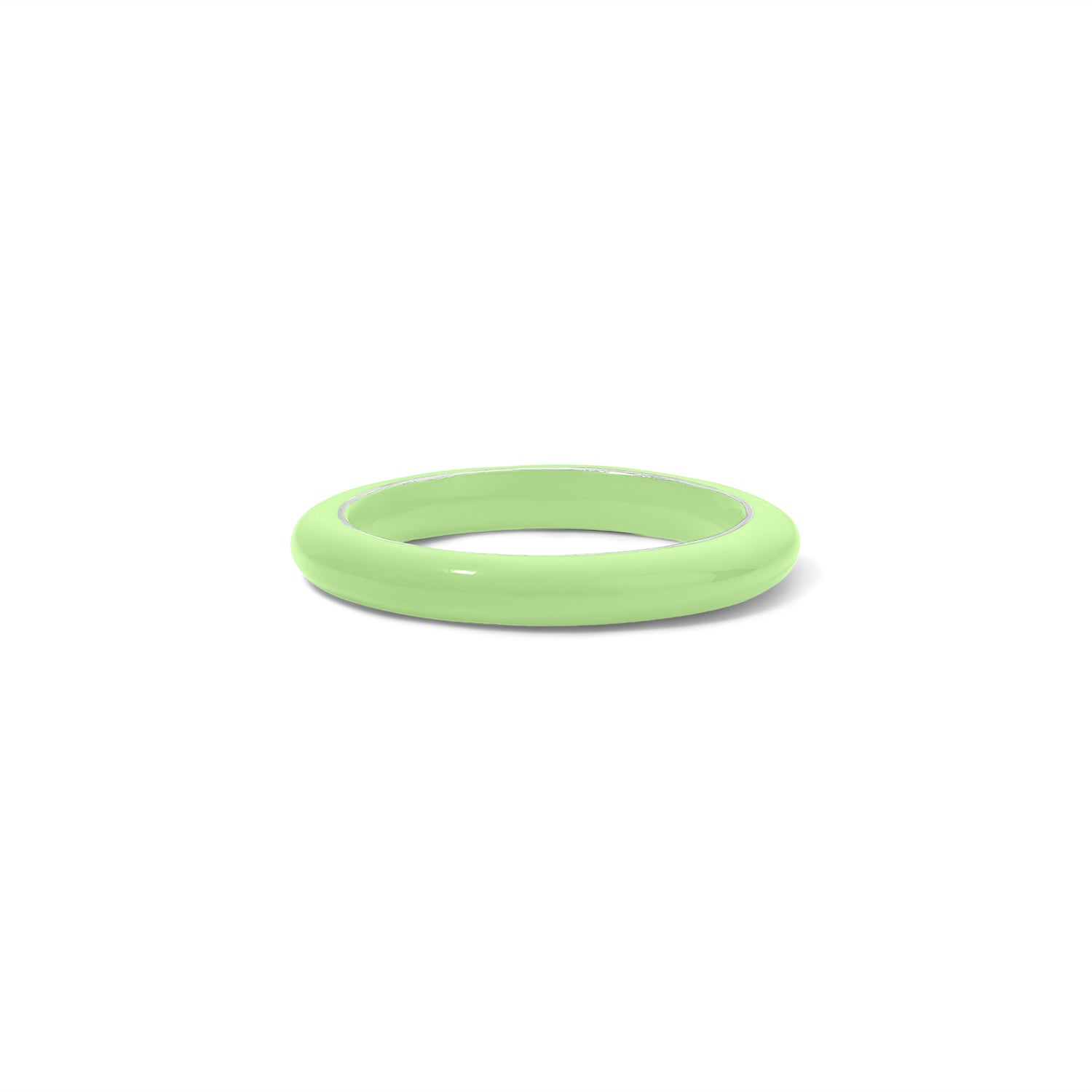 Poppy Enamel Stack Bands