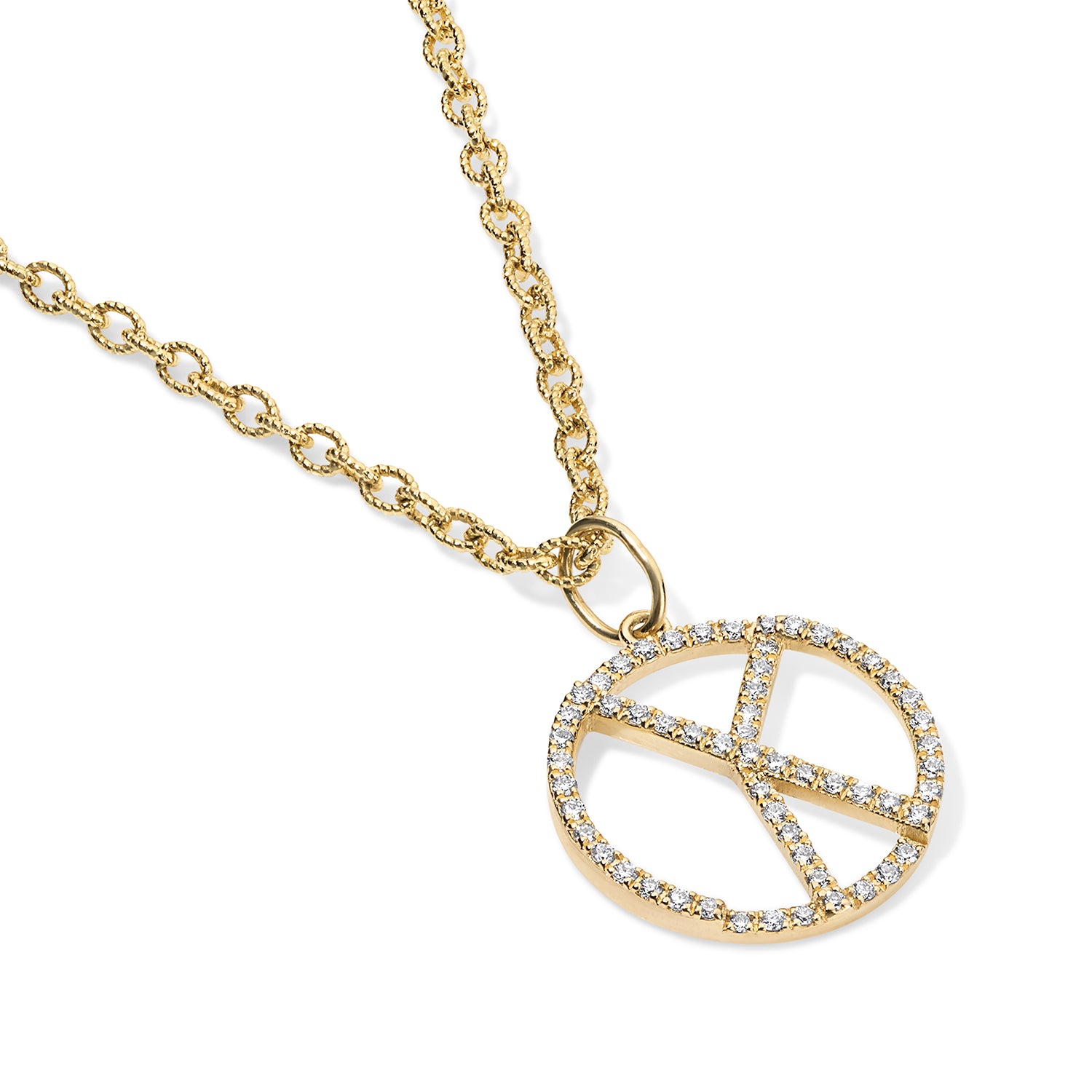 Small Diamond Hidden Initial Necklace