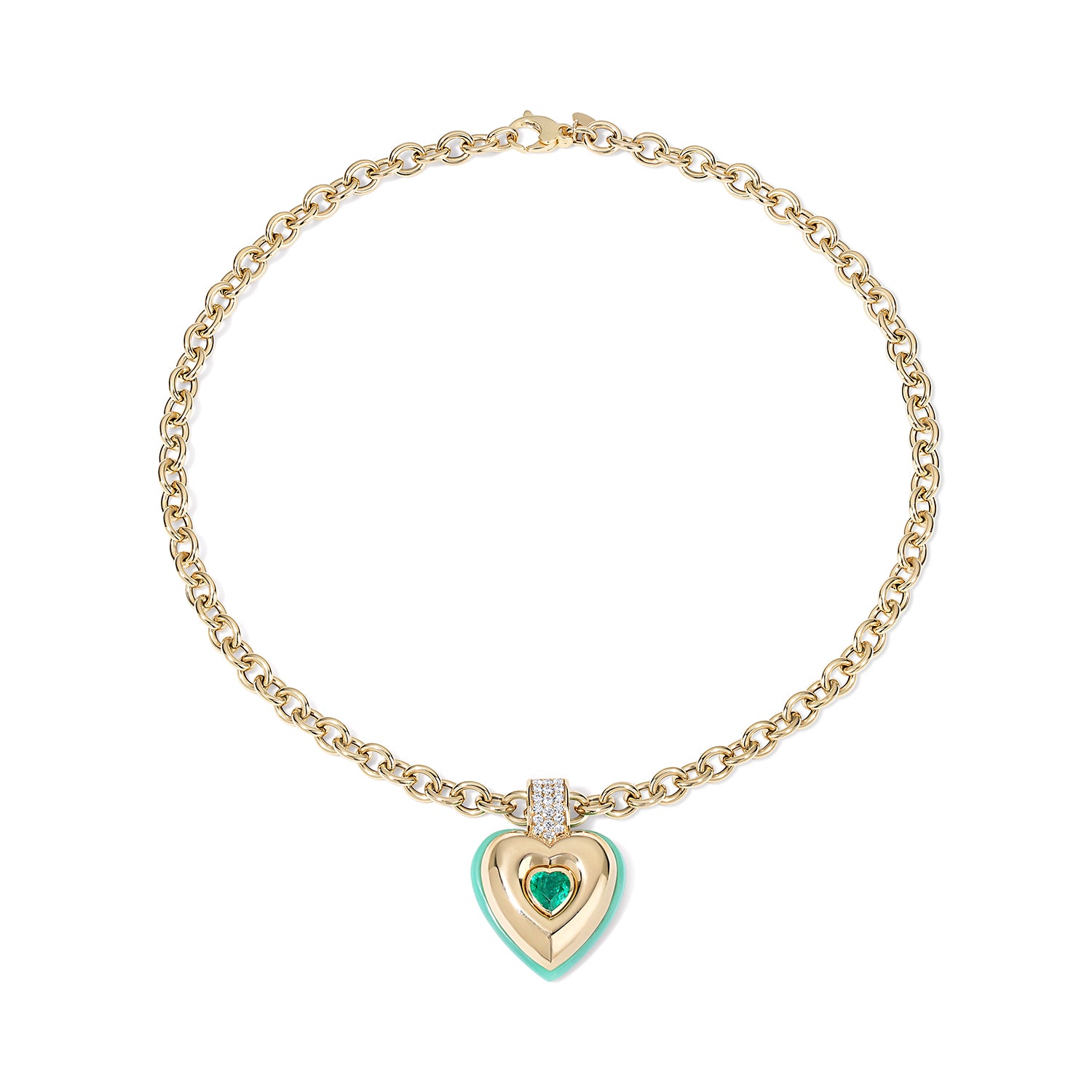 Linzer Heart in Emerald