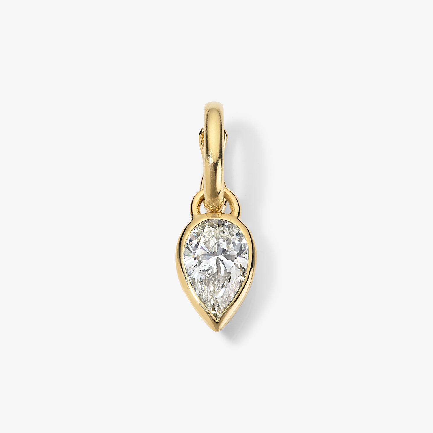 Margot Diamond Pear Bezel Charm