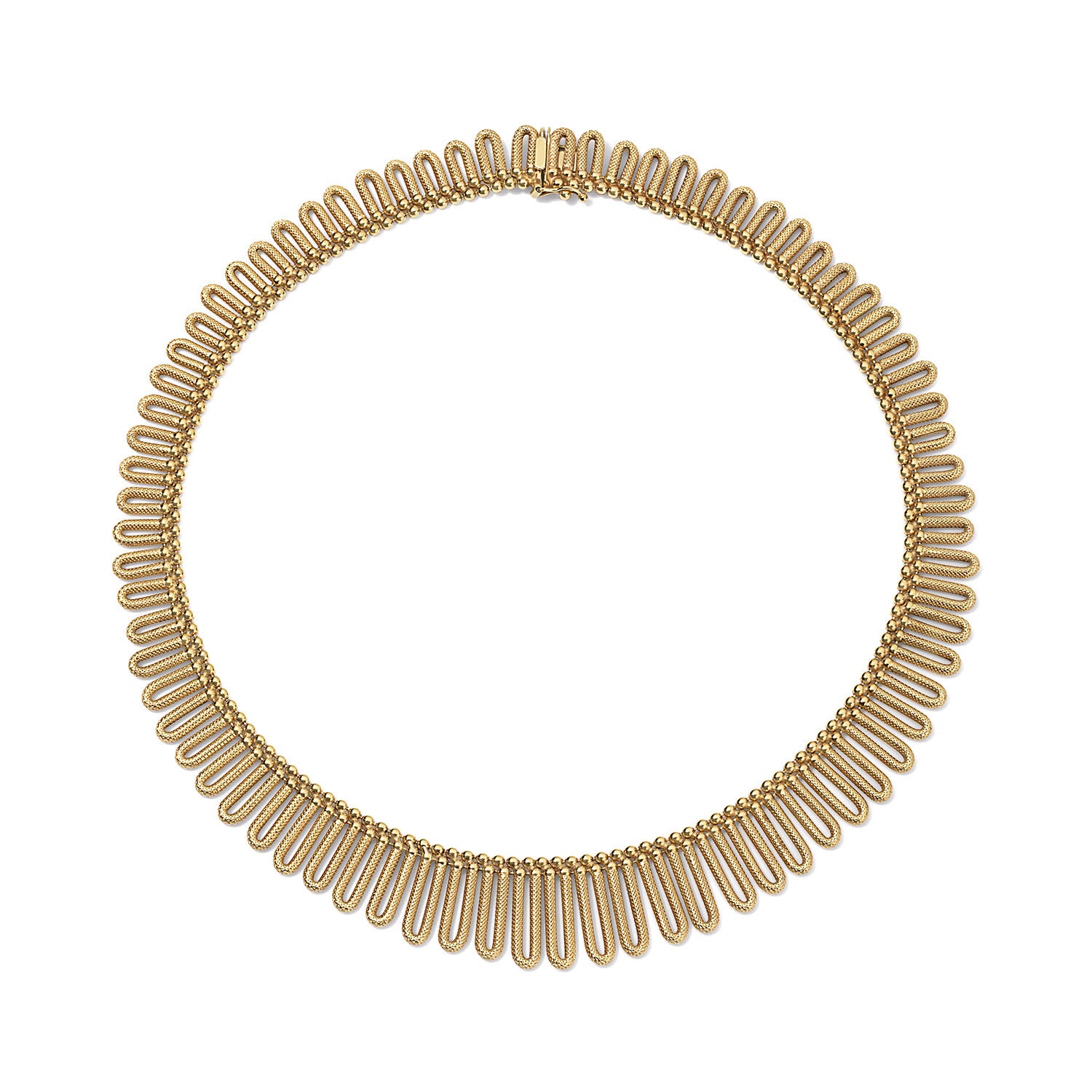 Vintage Gold Lace Necklace