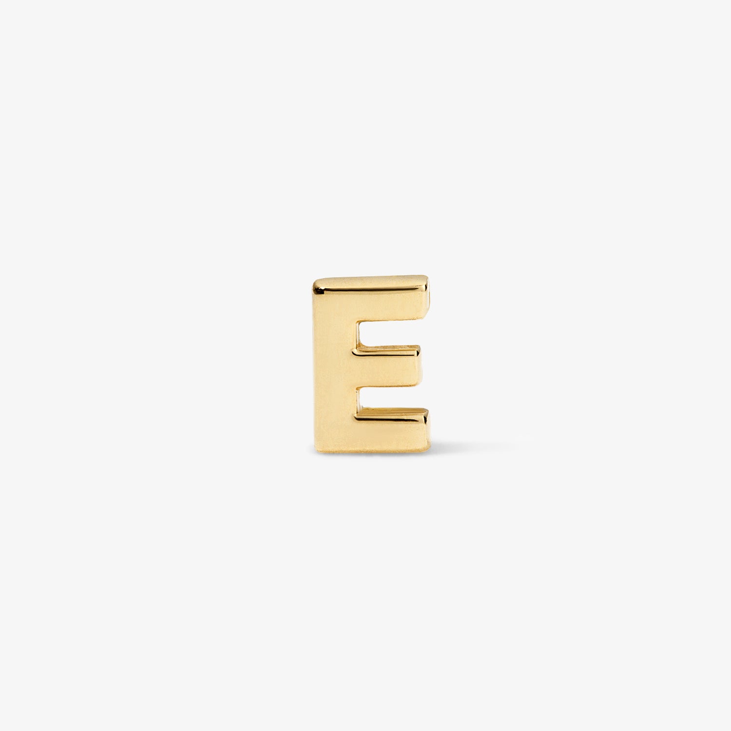 Mini Gold Block Initial Studs