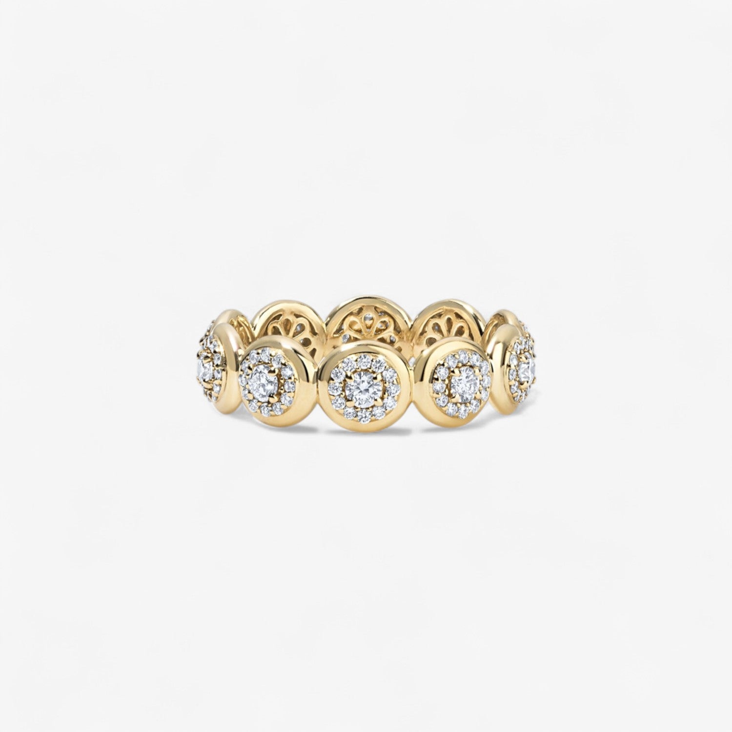 Candy Button Eternity Band