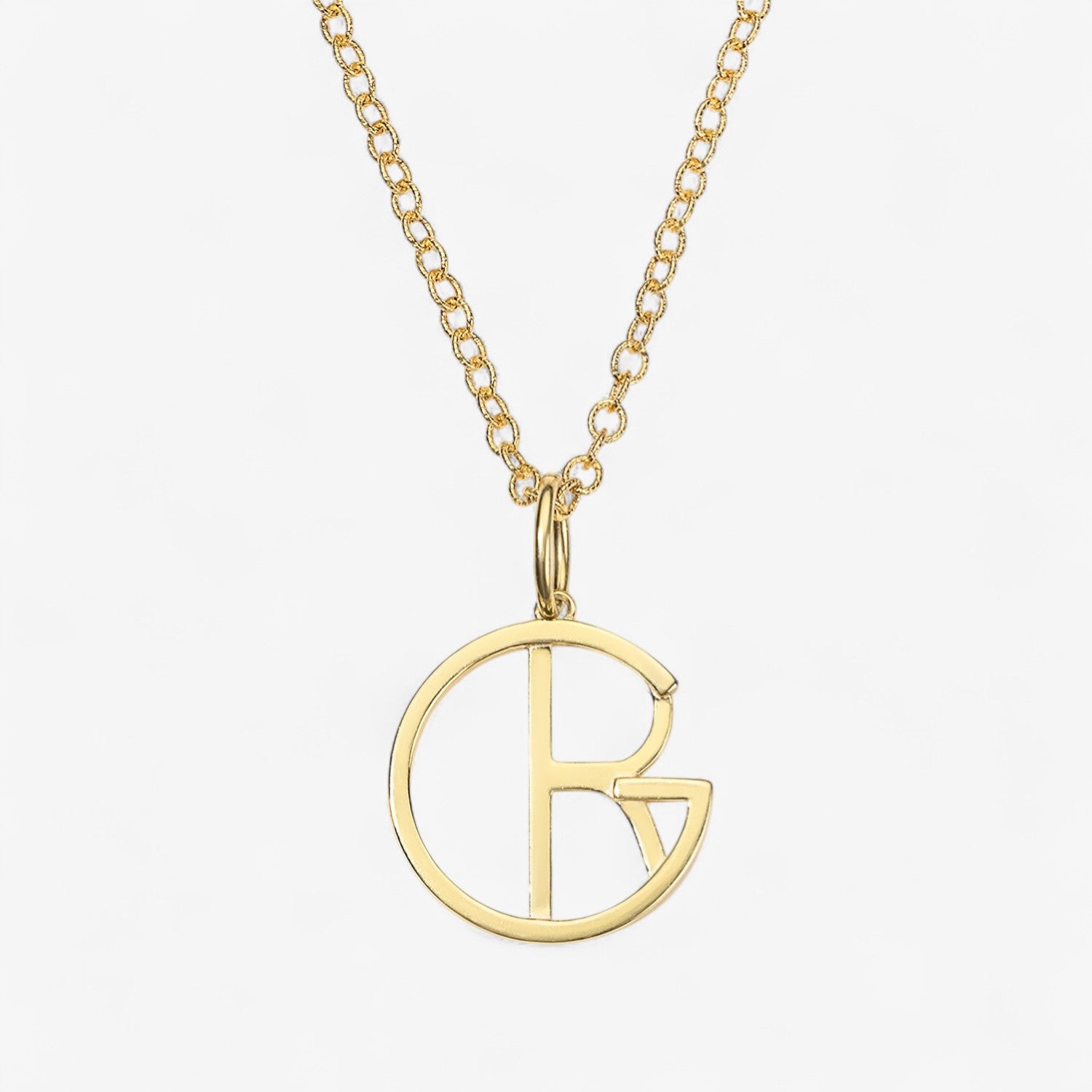 Small Gold Hidden Initial Necklace