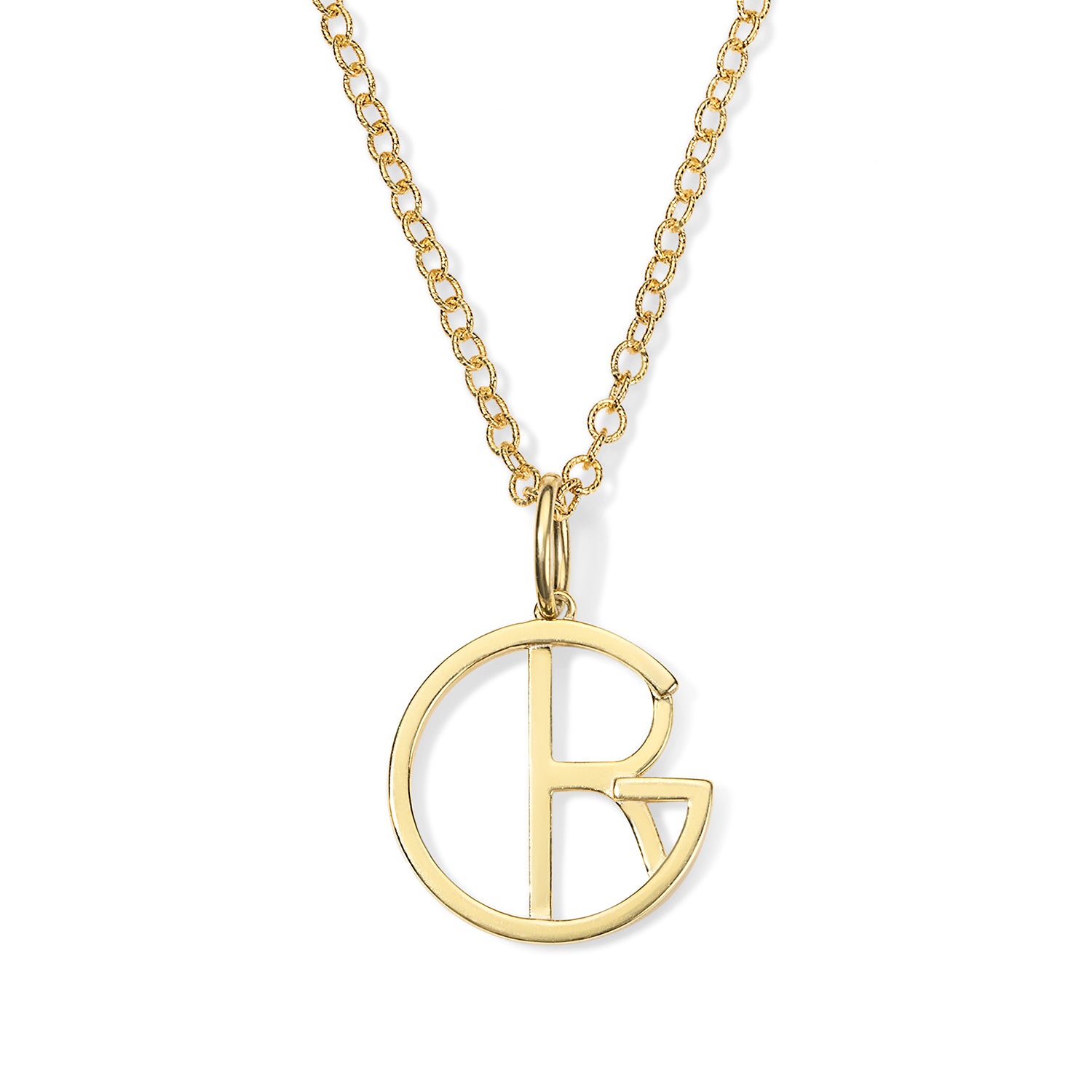 Small Gold Hidden Initial Necklace