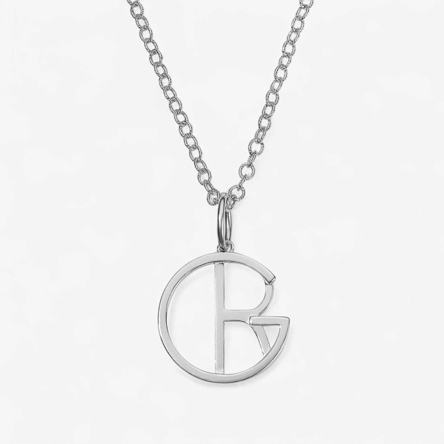Large Gold Hidden Initial Necklace