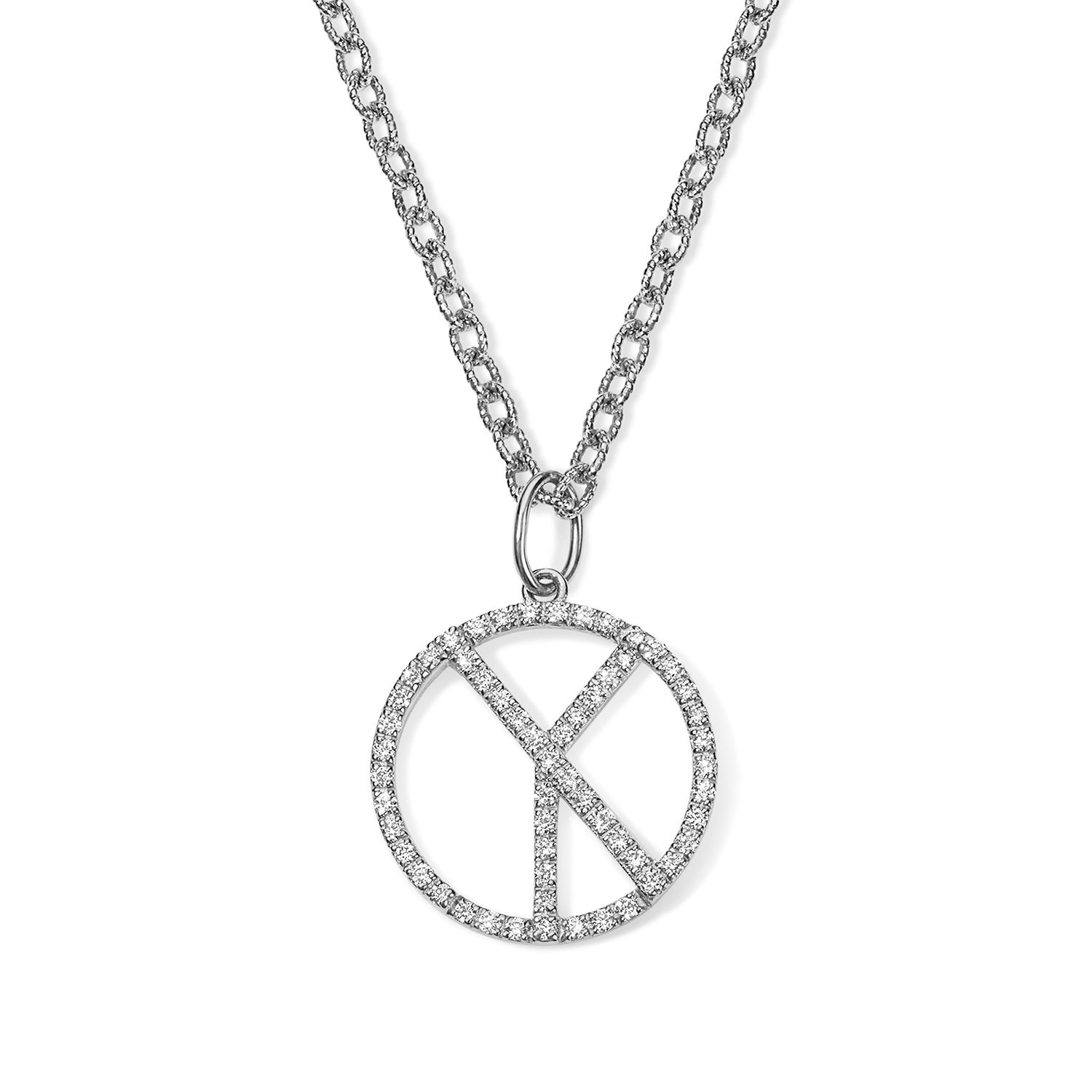 Small Diamond Hidden Initial Necklace