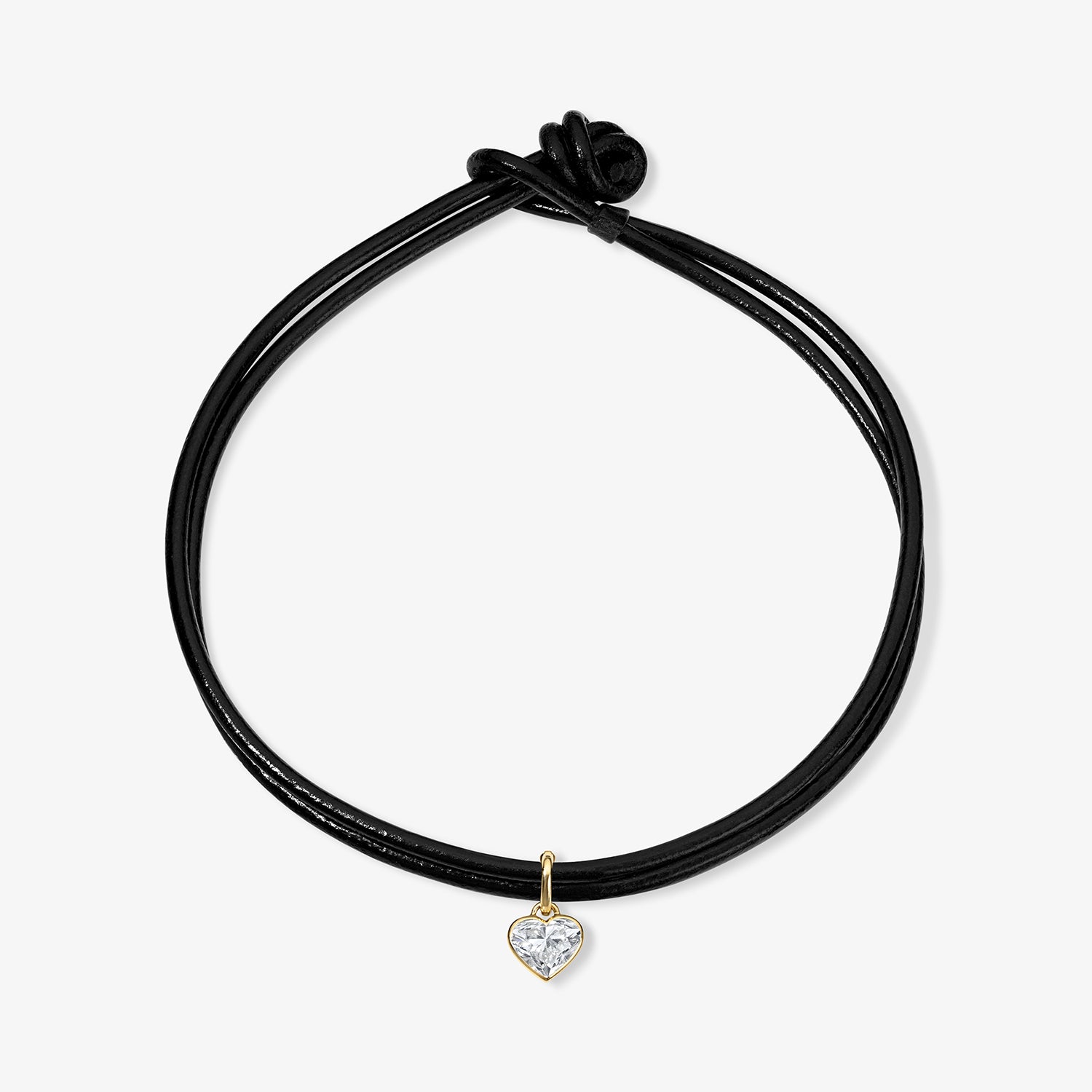 Margot Large Diamond Heart Bezel Charm