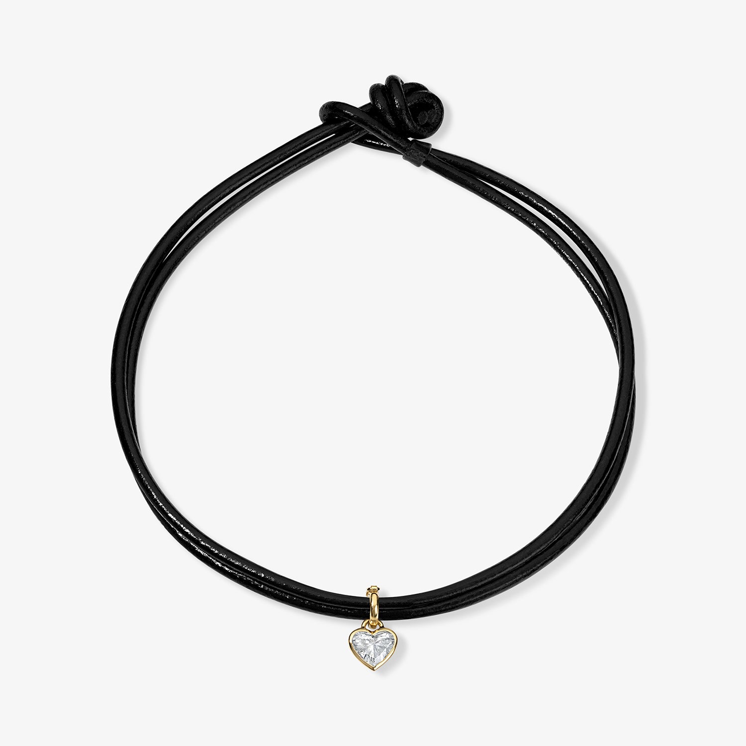 Margot Small Diamond Heart Bezel Charm
