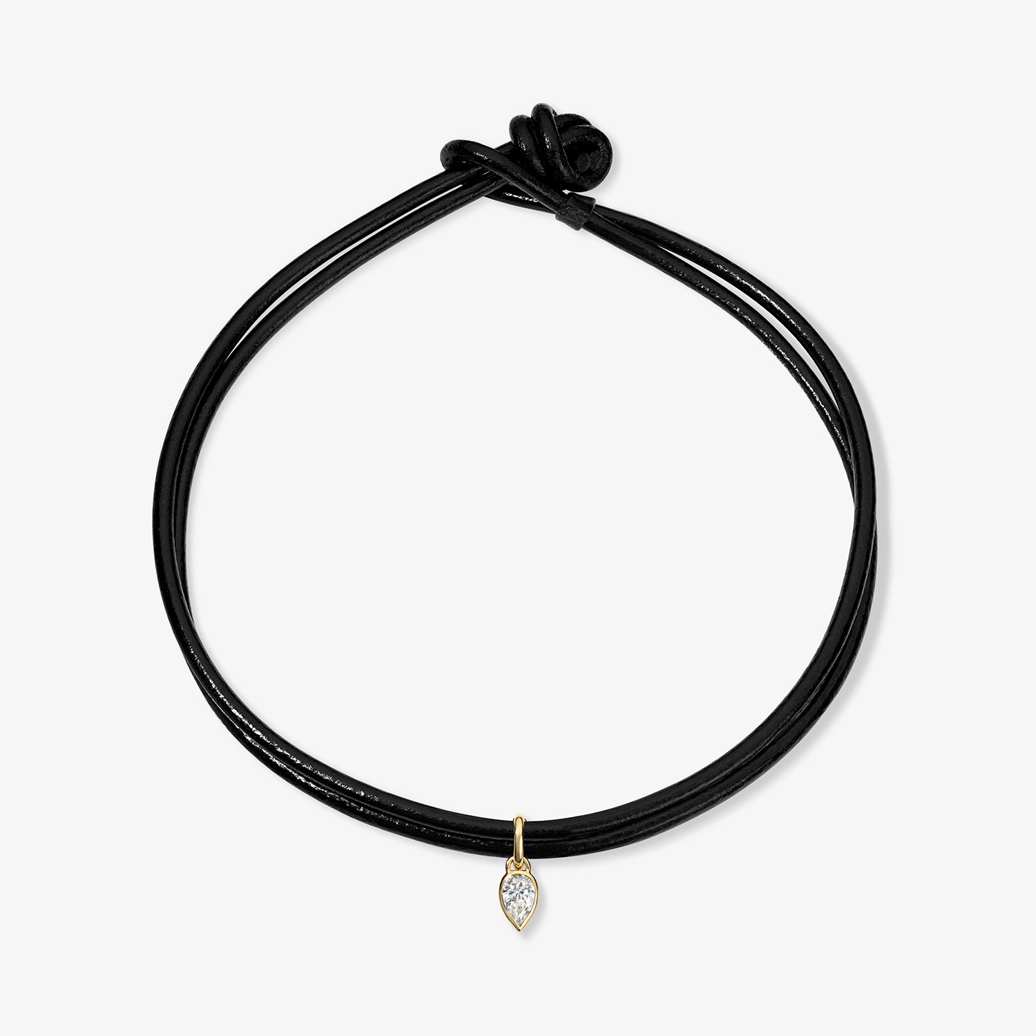 Margot Diamond Pear Bezel Charm