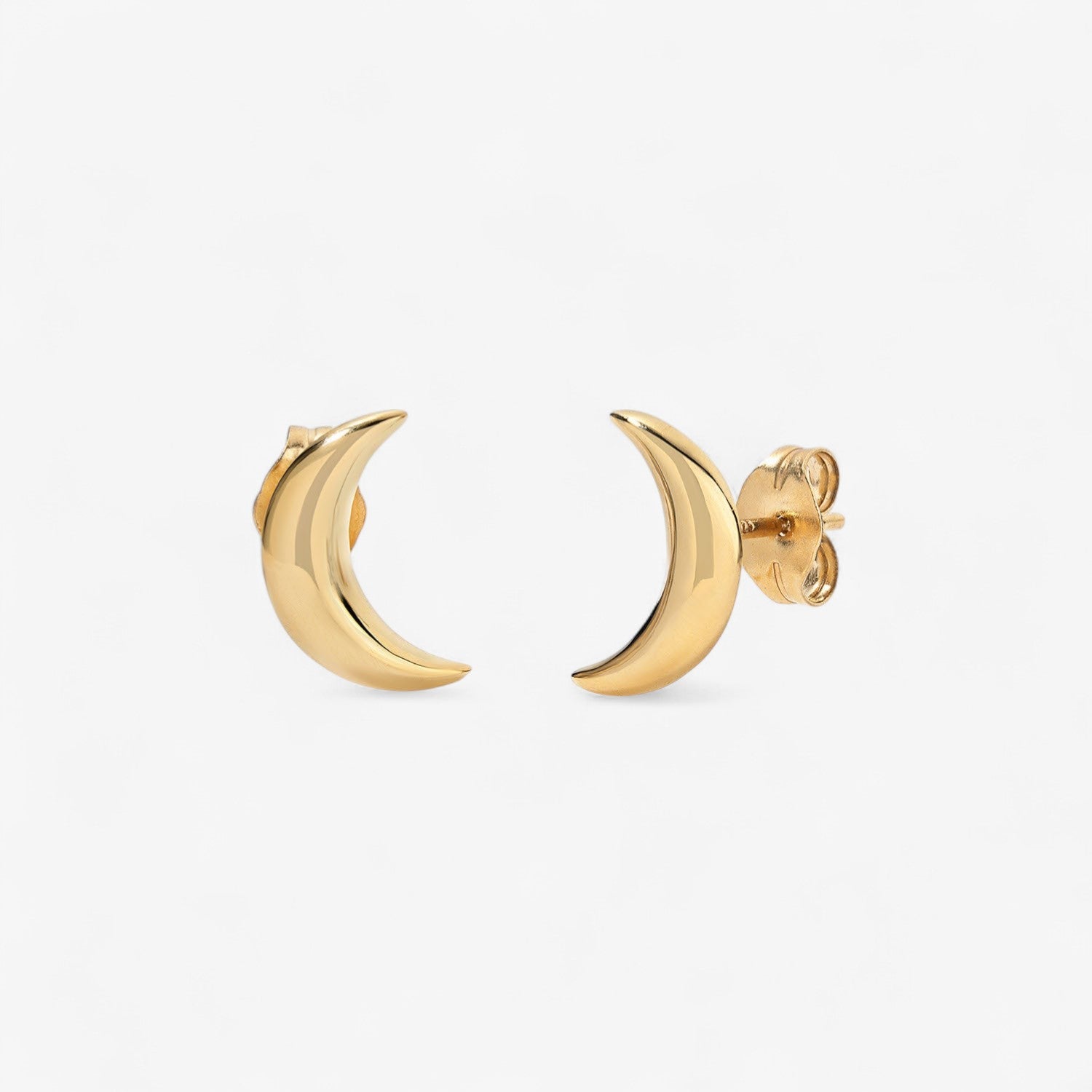Gold Moon Studs