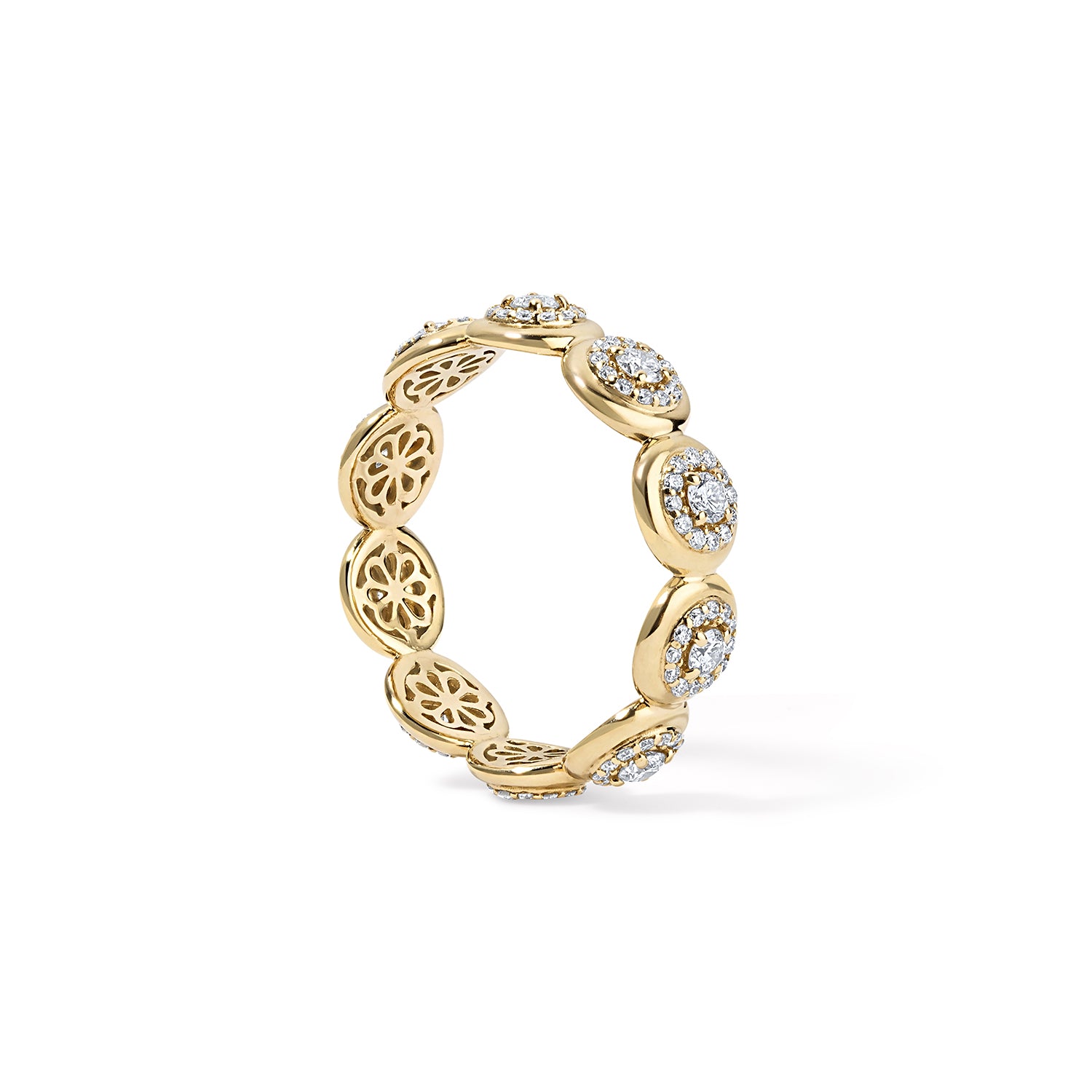 Candy Button Eternity Band