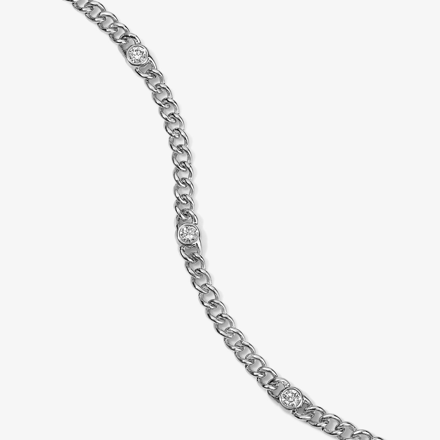 Maya Illusion Curb Chain Bracelet