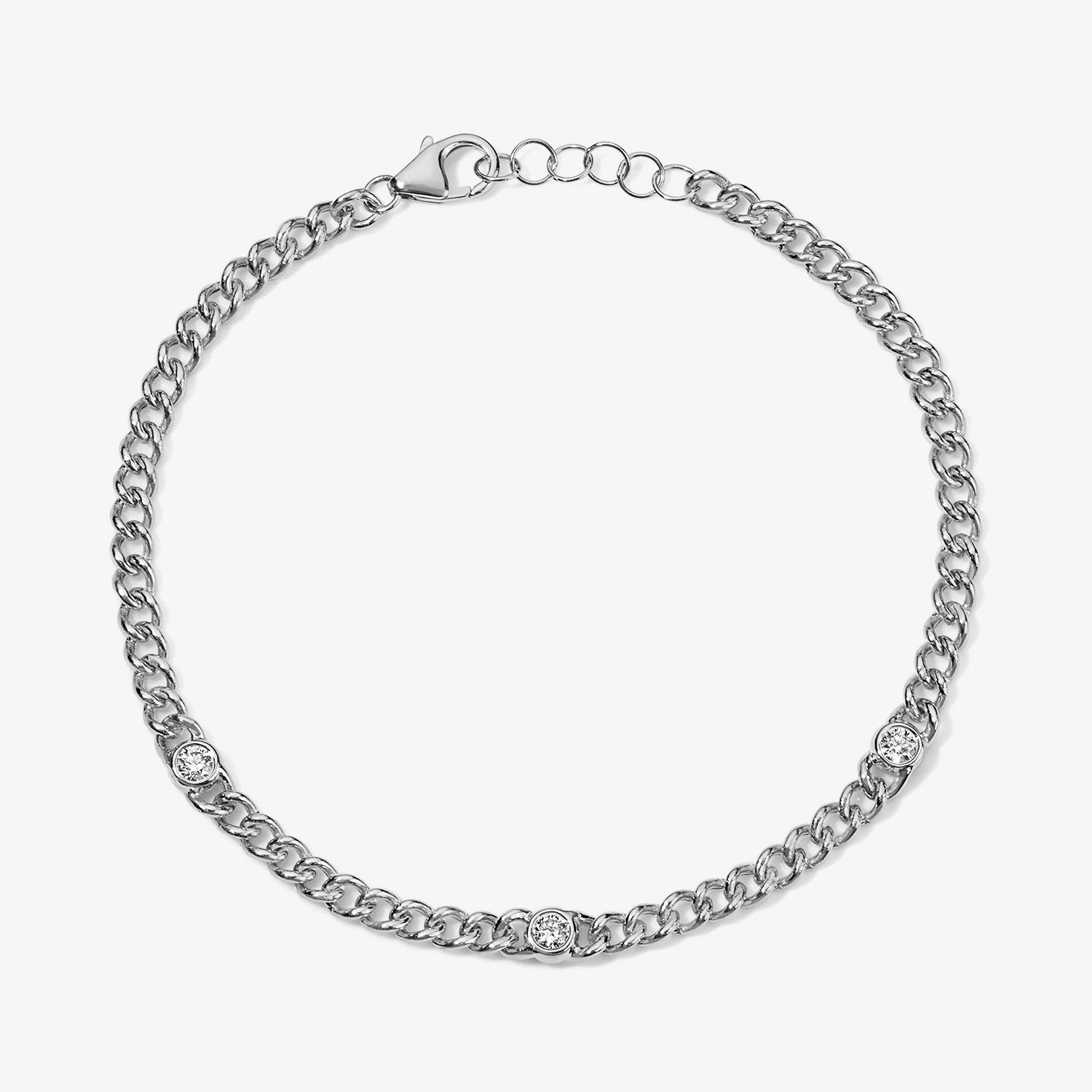 Maya Illusion Curb Chain Bracelet