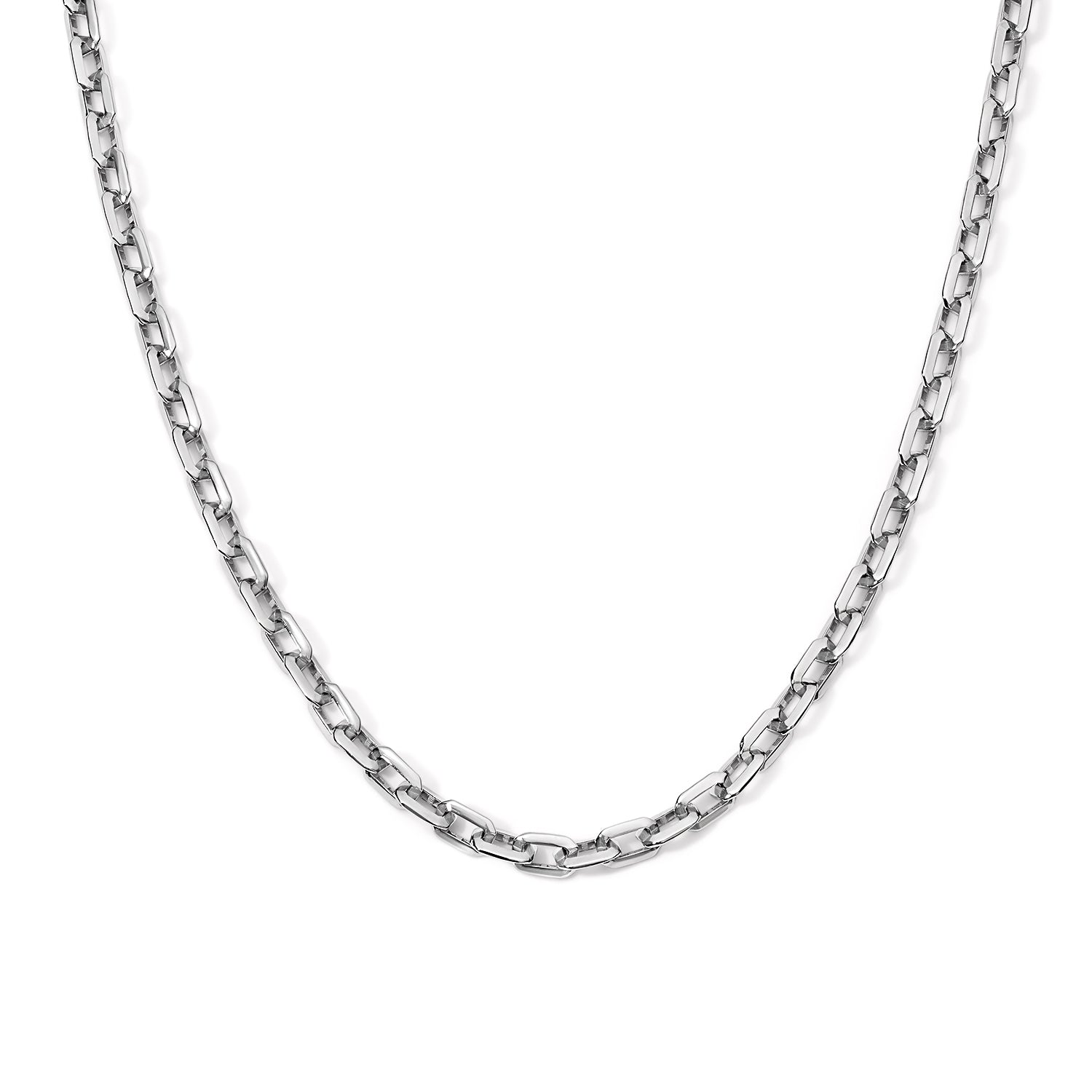 Men's Octagon Long Link Fancy Necklace