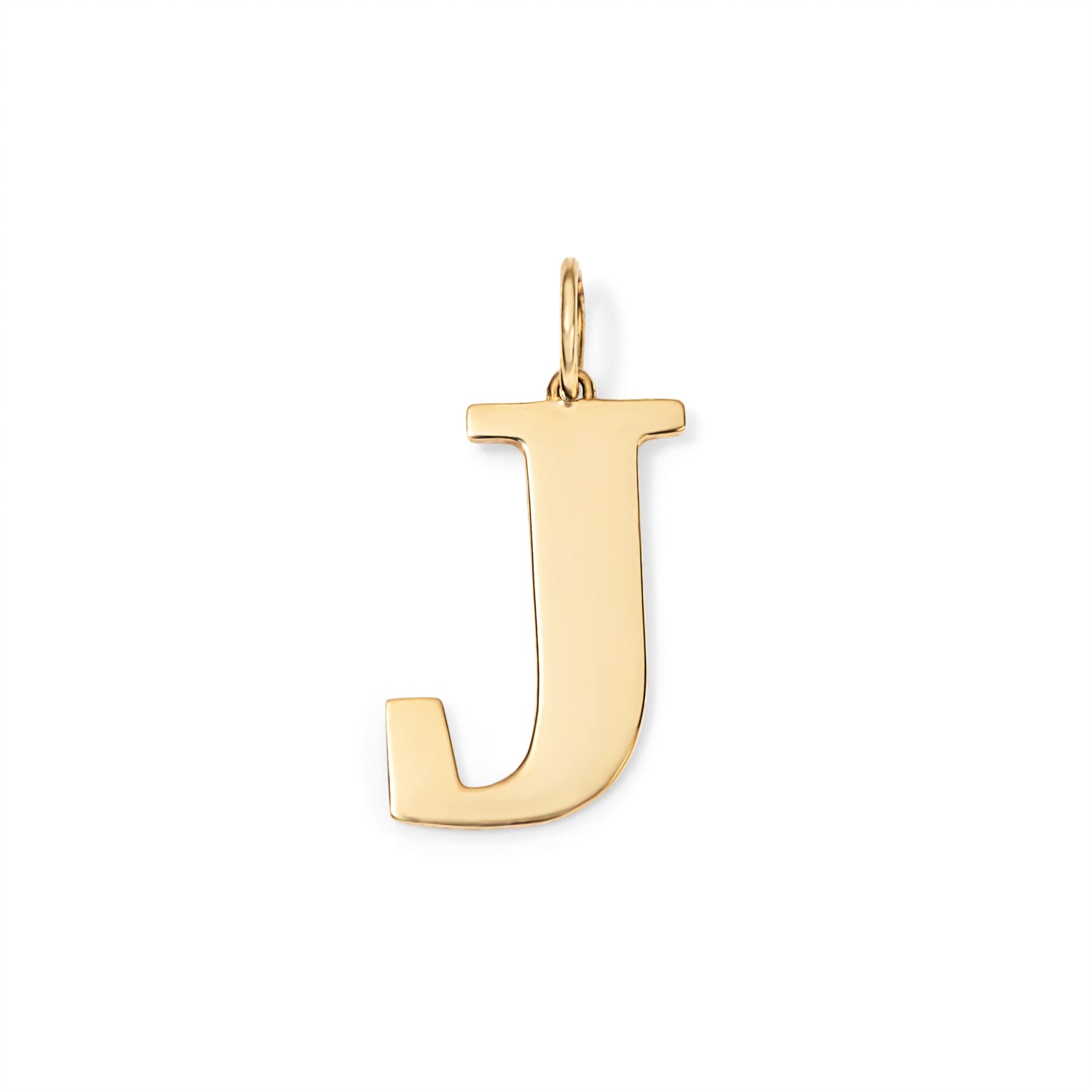 Large Gold Initial Pendant