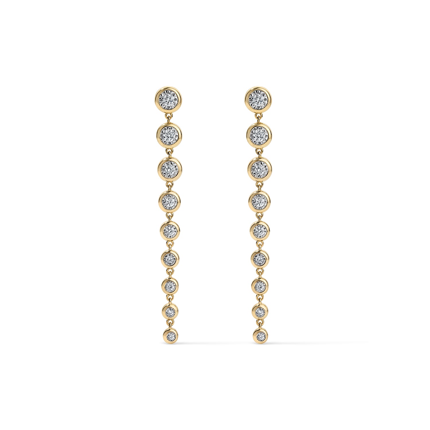 Maya Graduated Illusion Drop Earrings