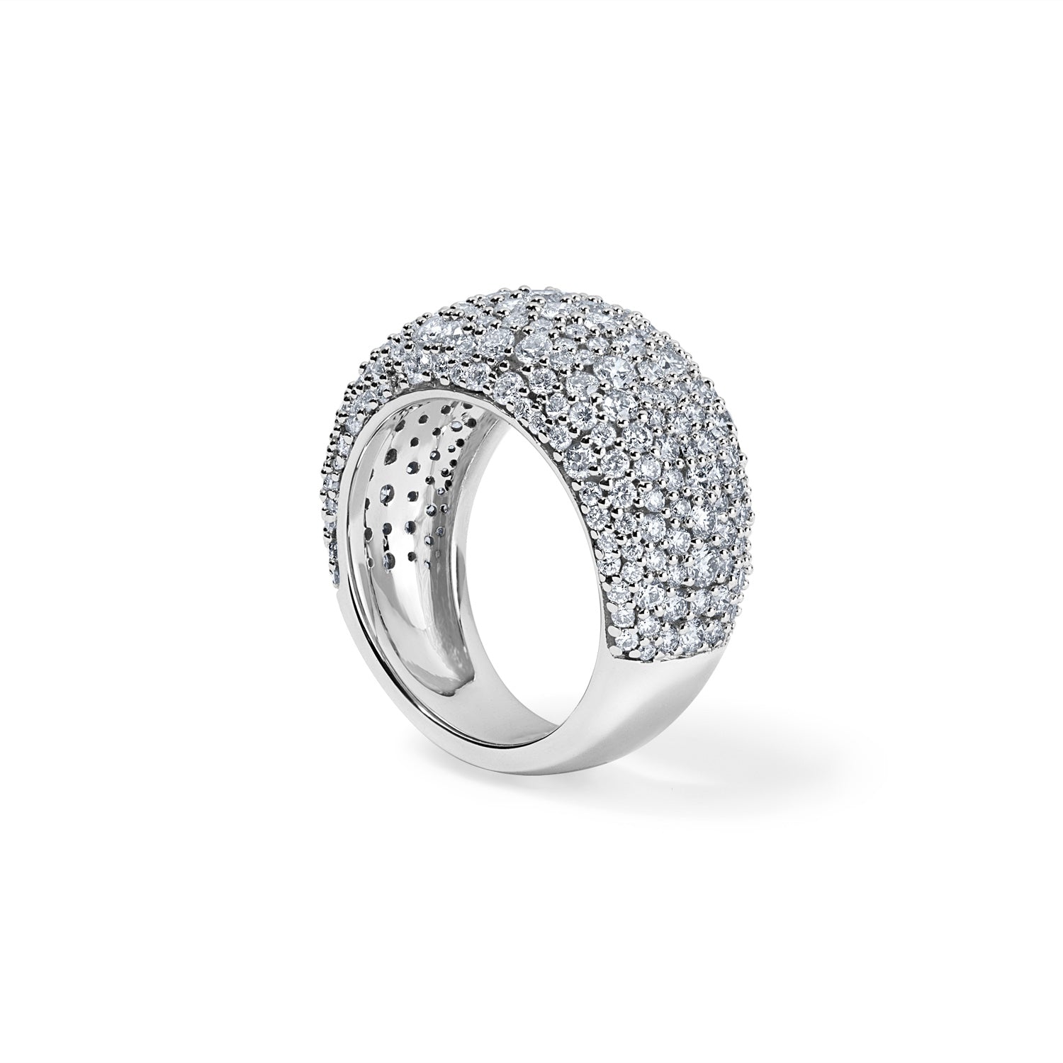 Pave Dome Cigar Ring