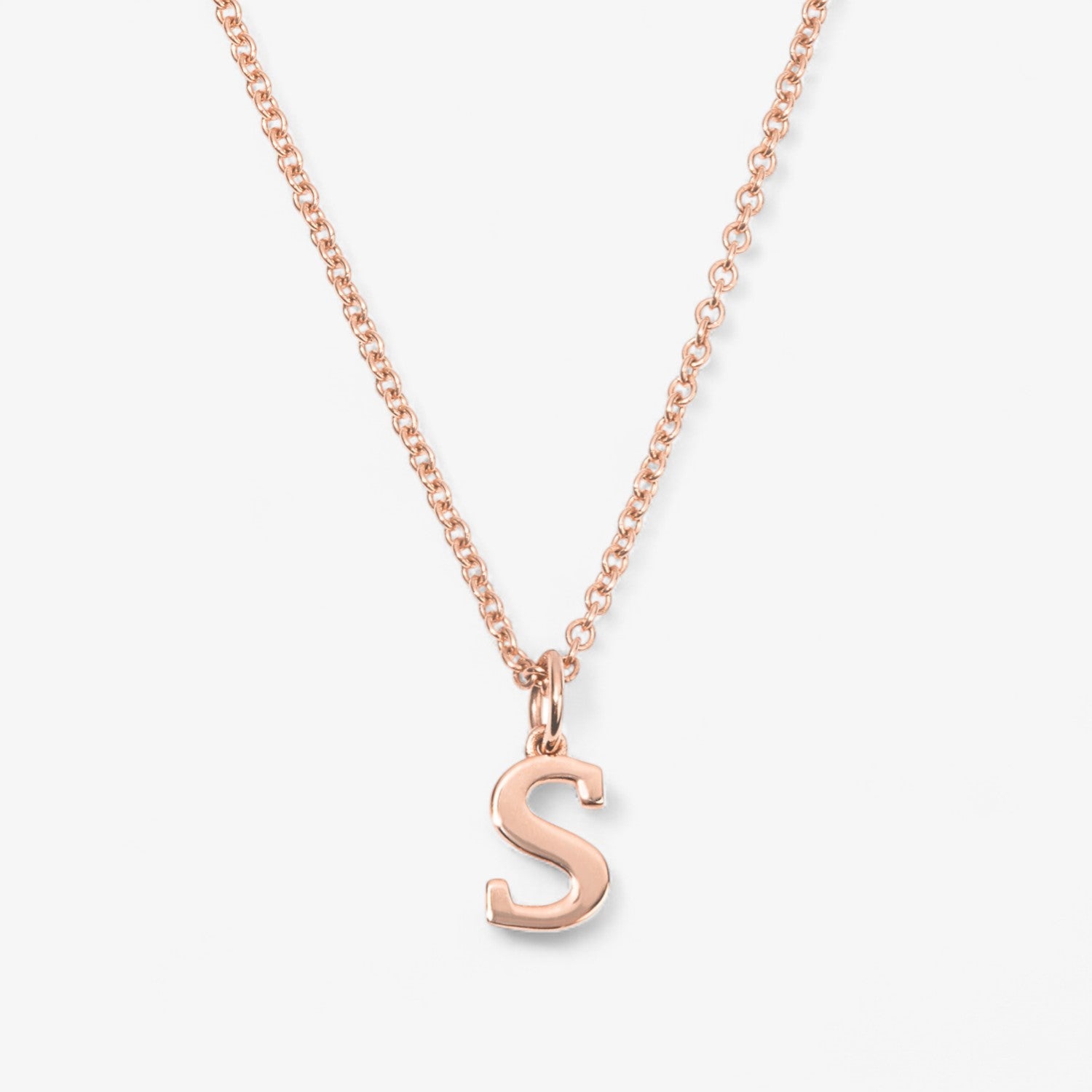 Small Gold Initial Pendant