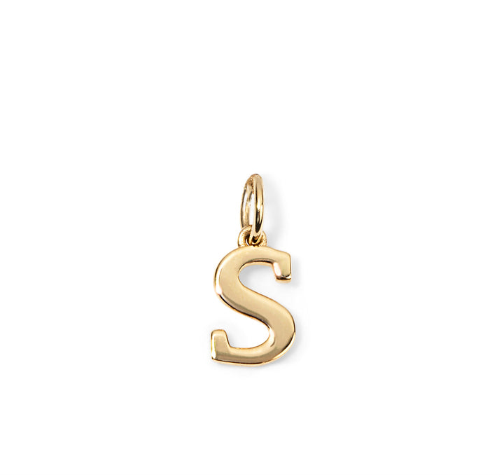 Small Gold Initial Pendant