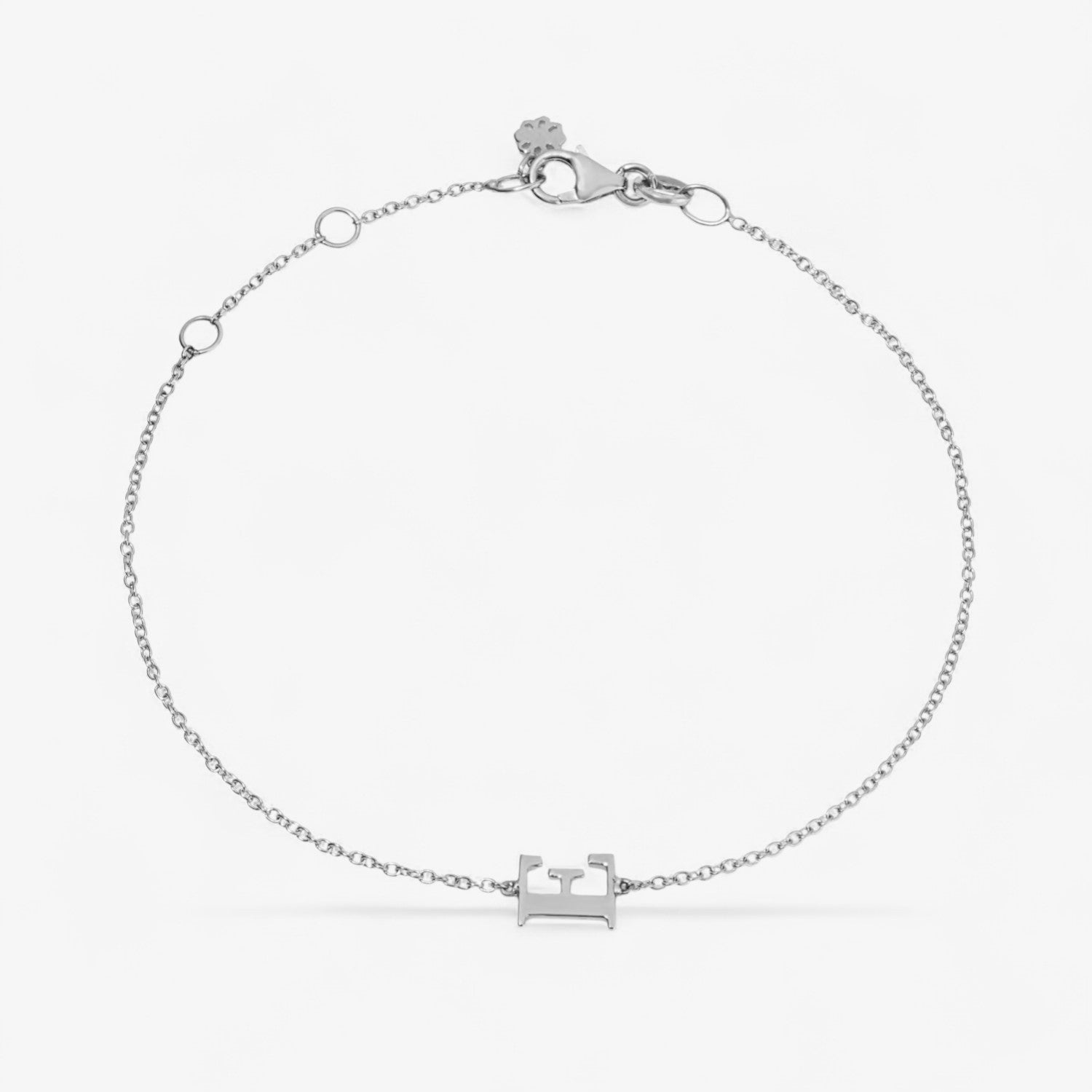 Small Gold Initial Bracelet
