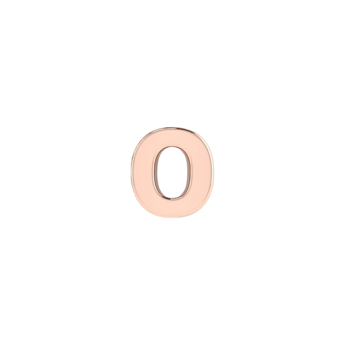 Petite Slider Solid Number 0 Charm