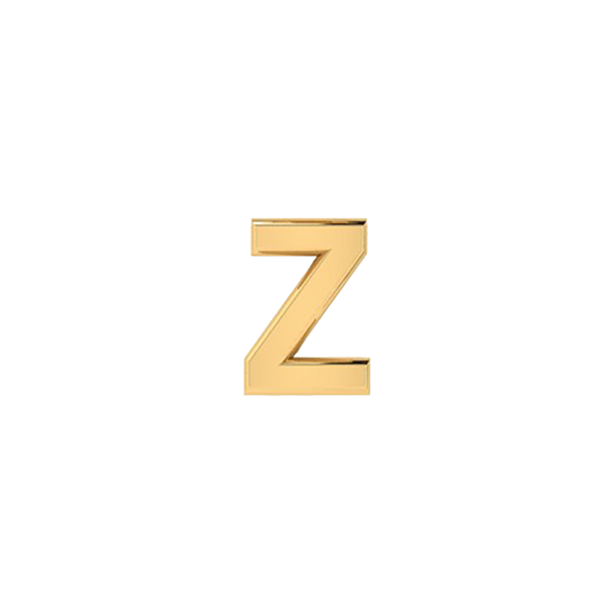 Petite Slider Solid Letter Z Charm